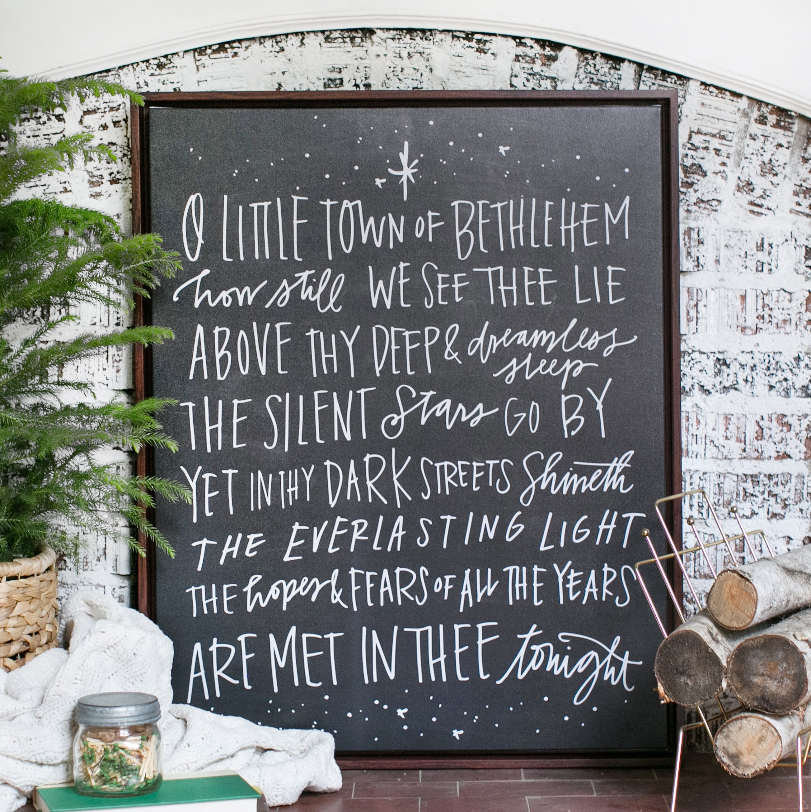 O Little Town of Bethlehem | Cameo | Canvas