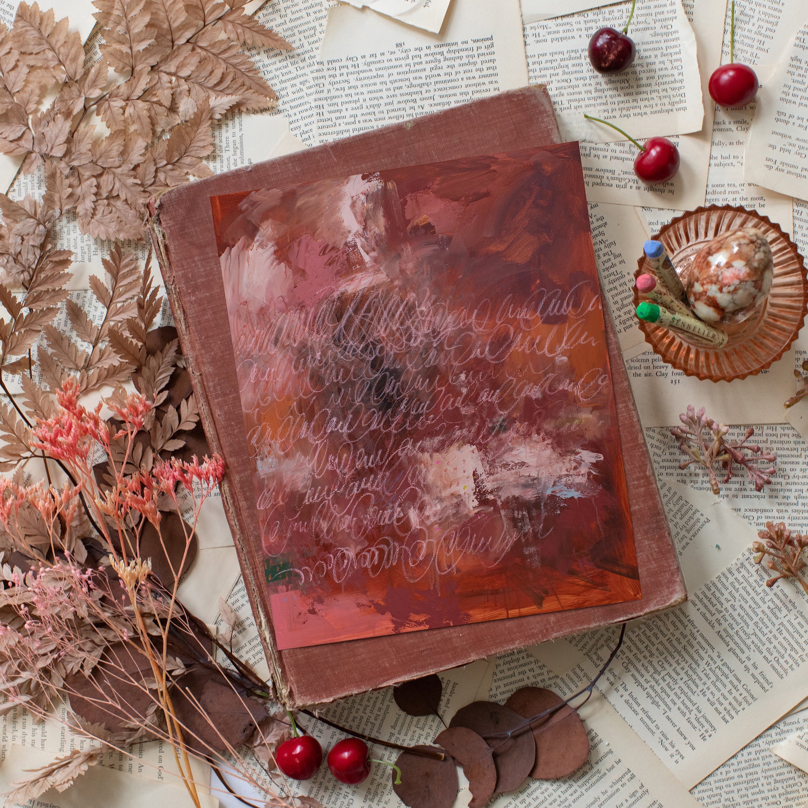 Mulberry Jam Canvas Wall Art