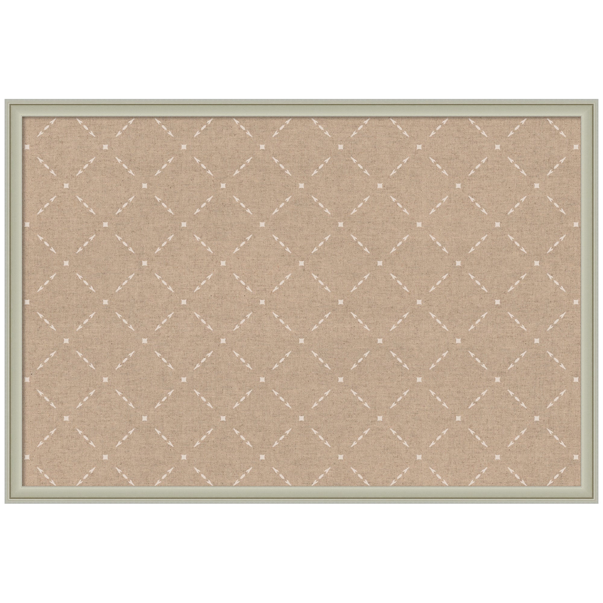 Pinboard Beige Lattice Pattern