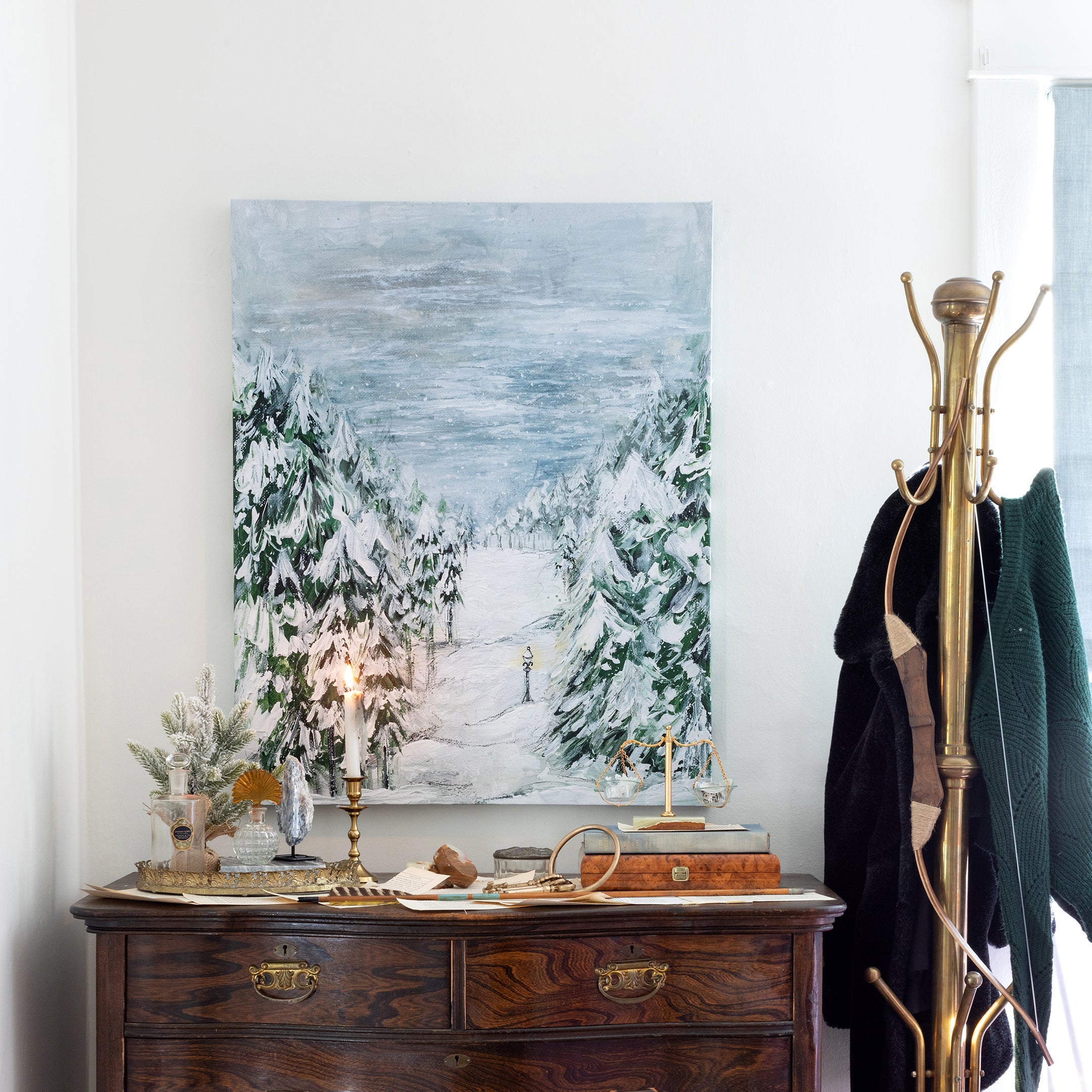 The Lamp Post Canvas Wall Art