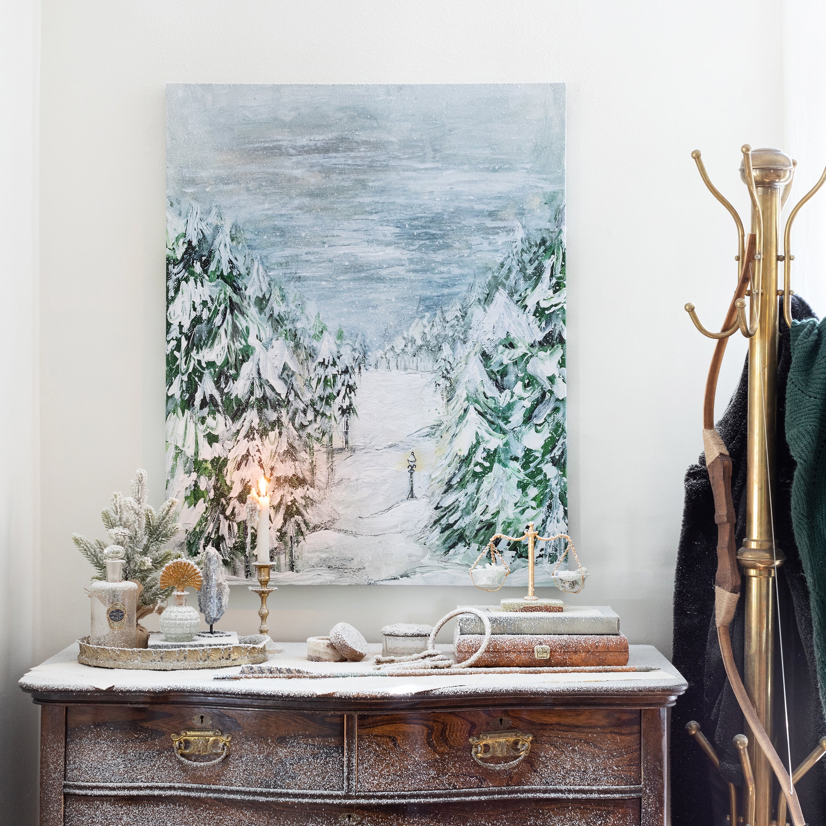 The Lamp Post Canvas Wall Art