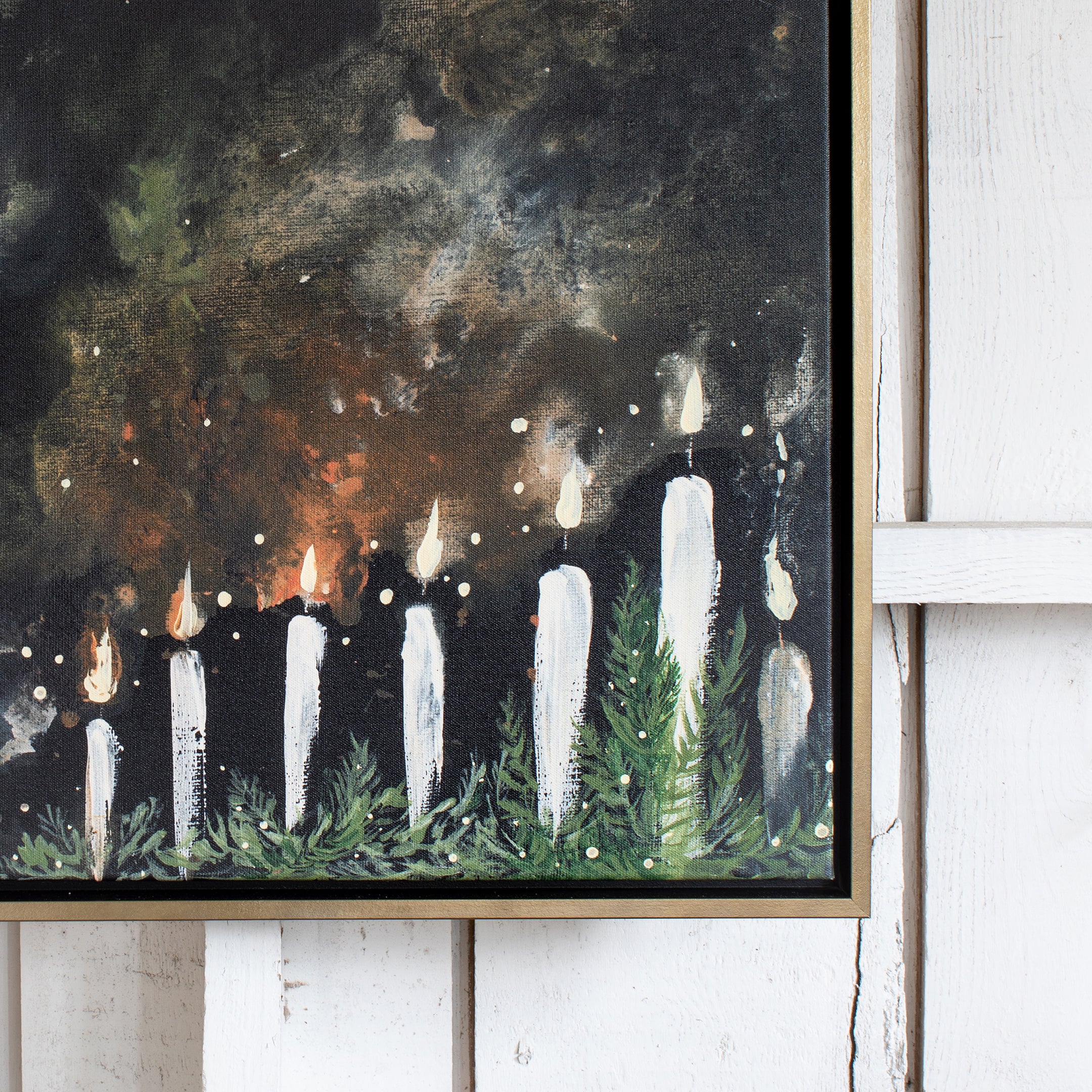 Candles Aglow | Canvas