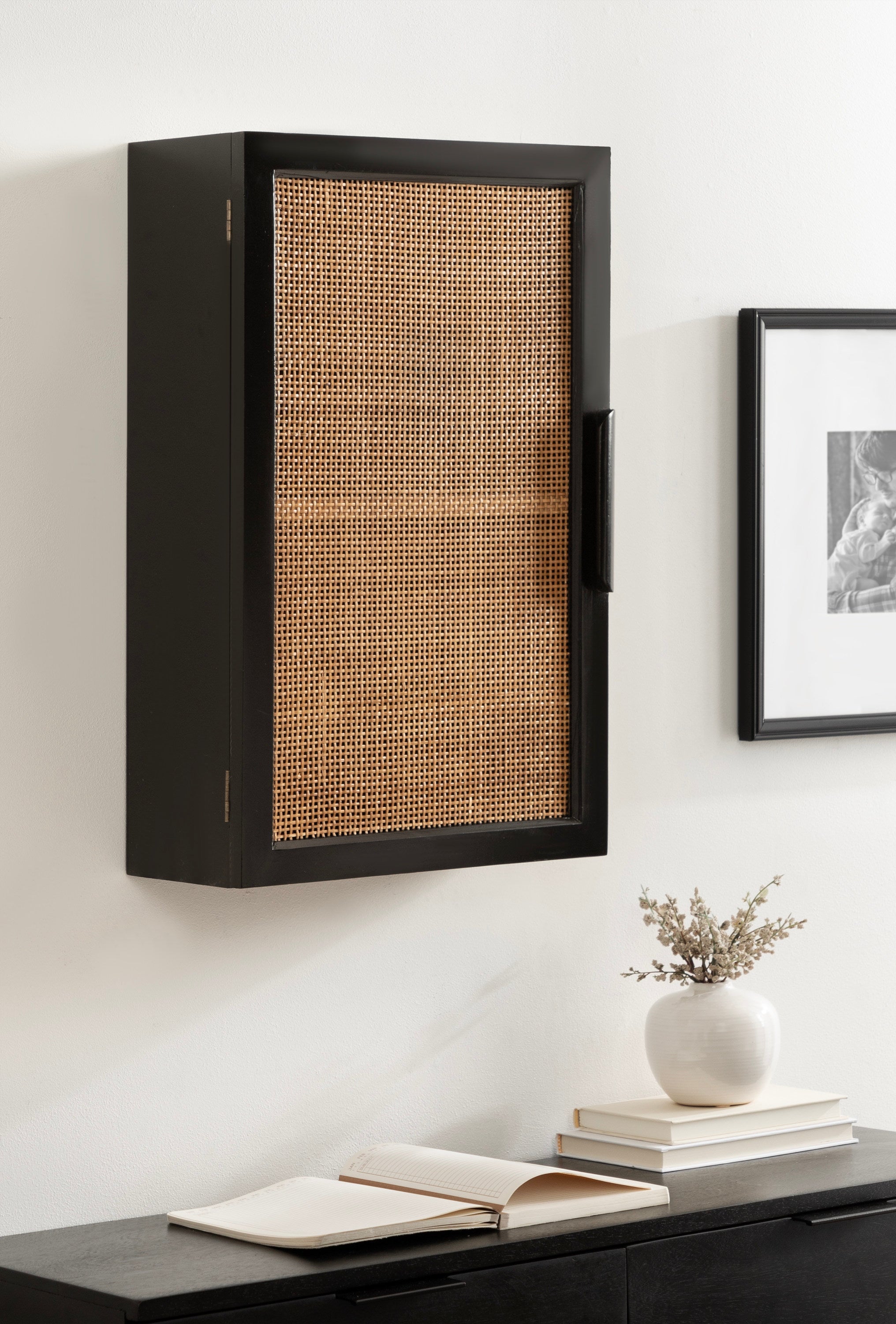 Ori Rattan Wall Cabinet