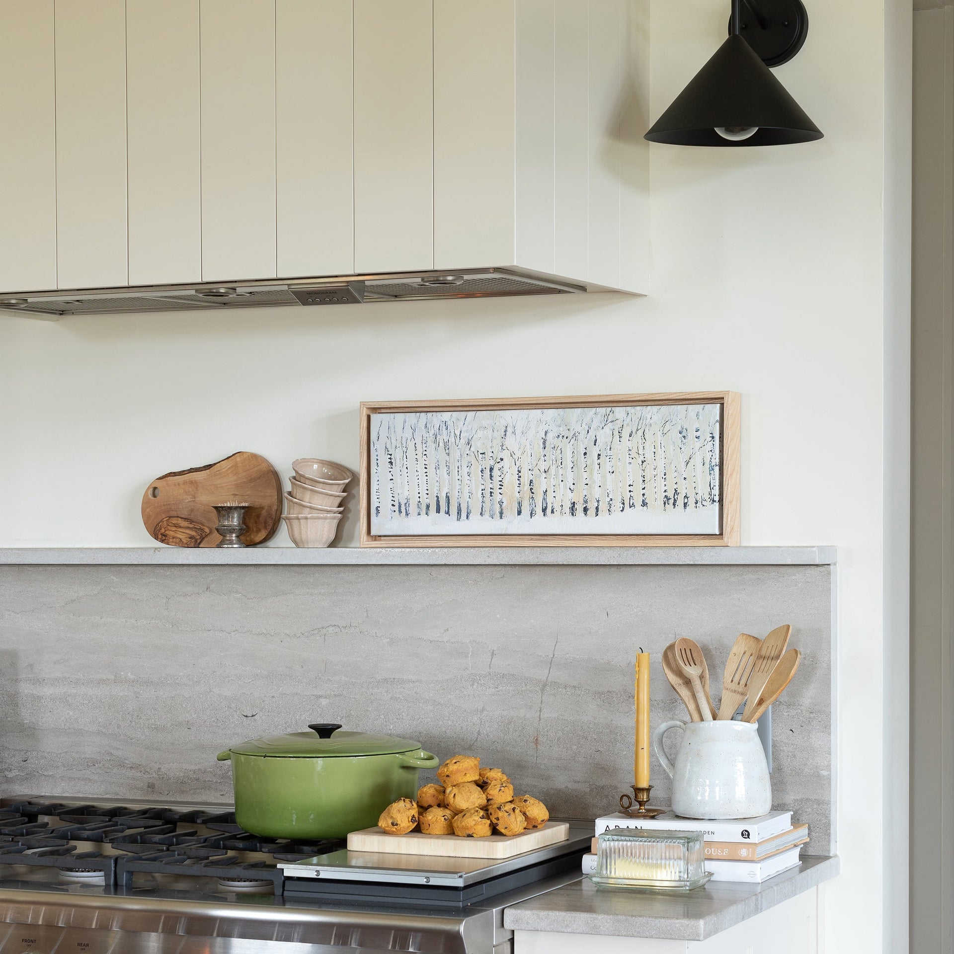 Glowing Birch | Canvas