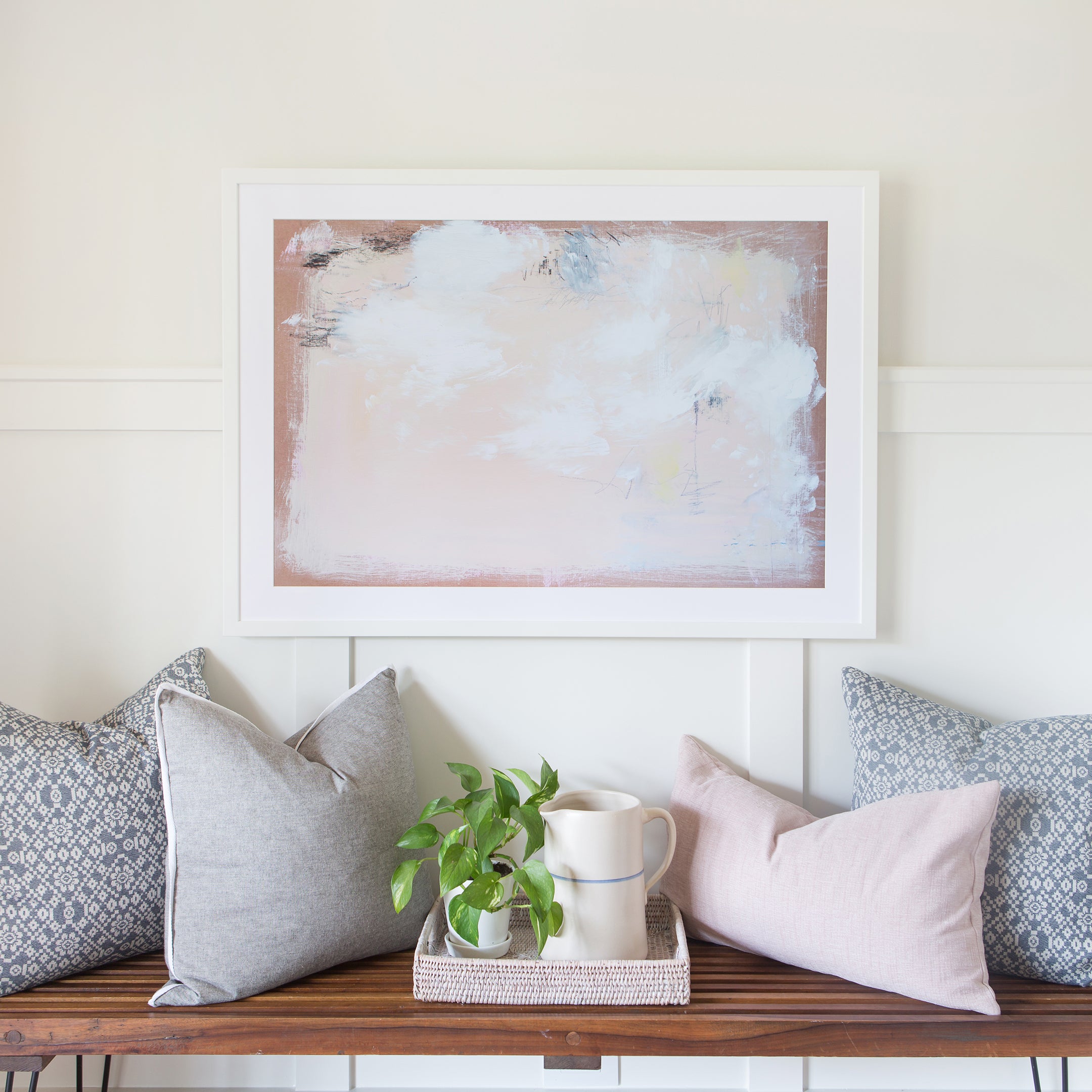 Moongate Canvas Wall Art . Rectangle