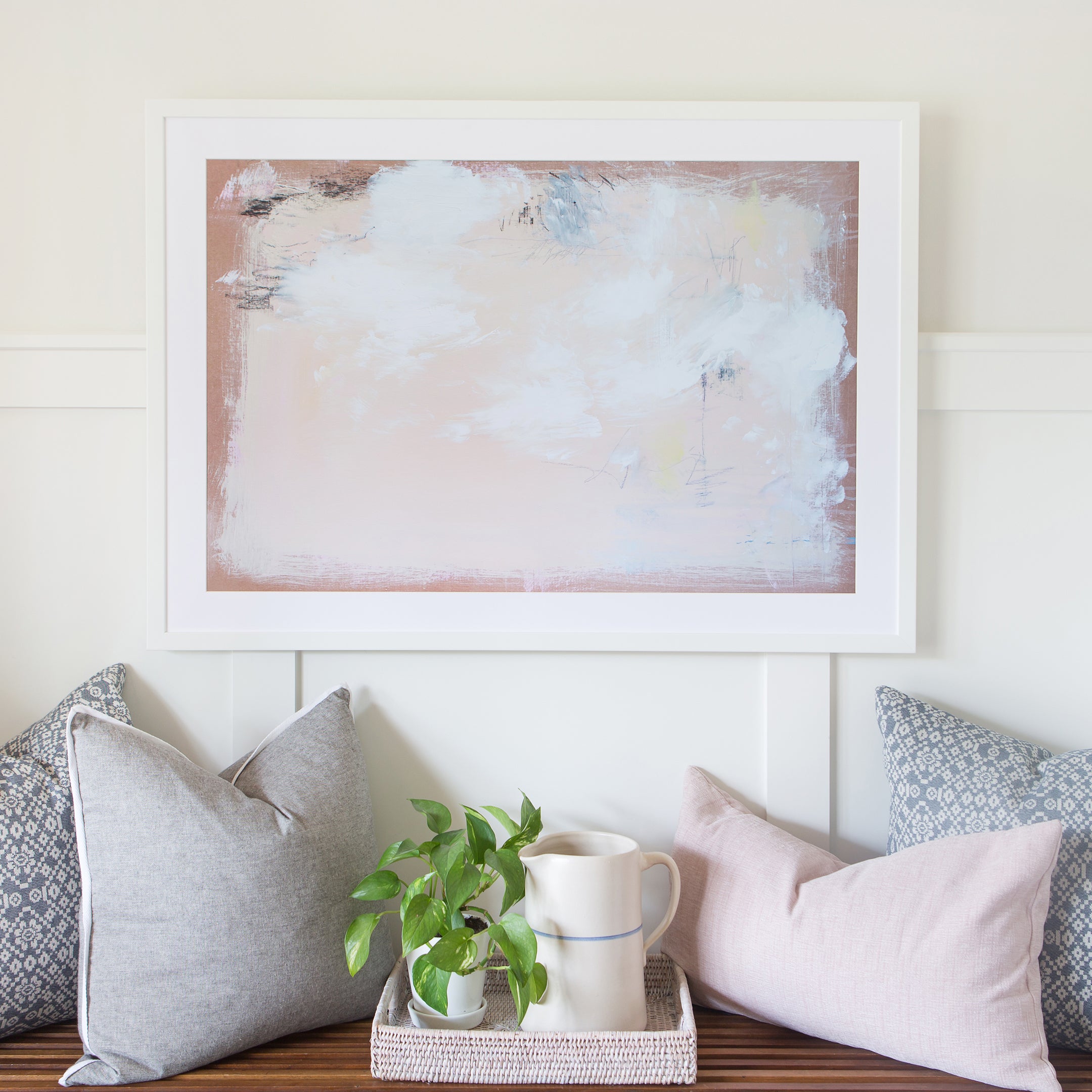 Moongate Canvas Wall Art . Rectangle