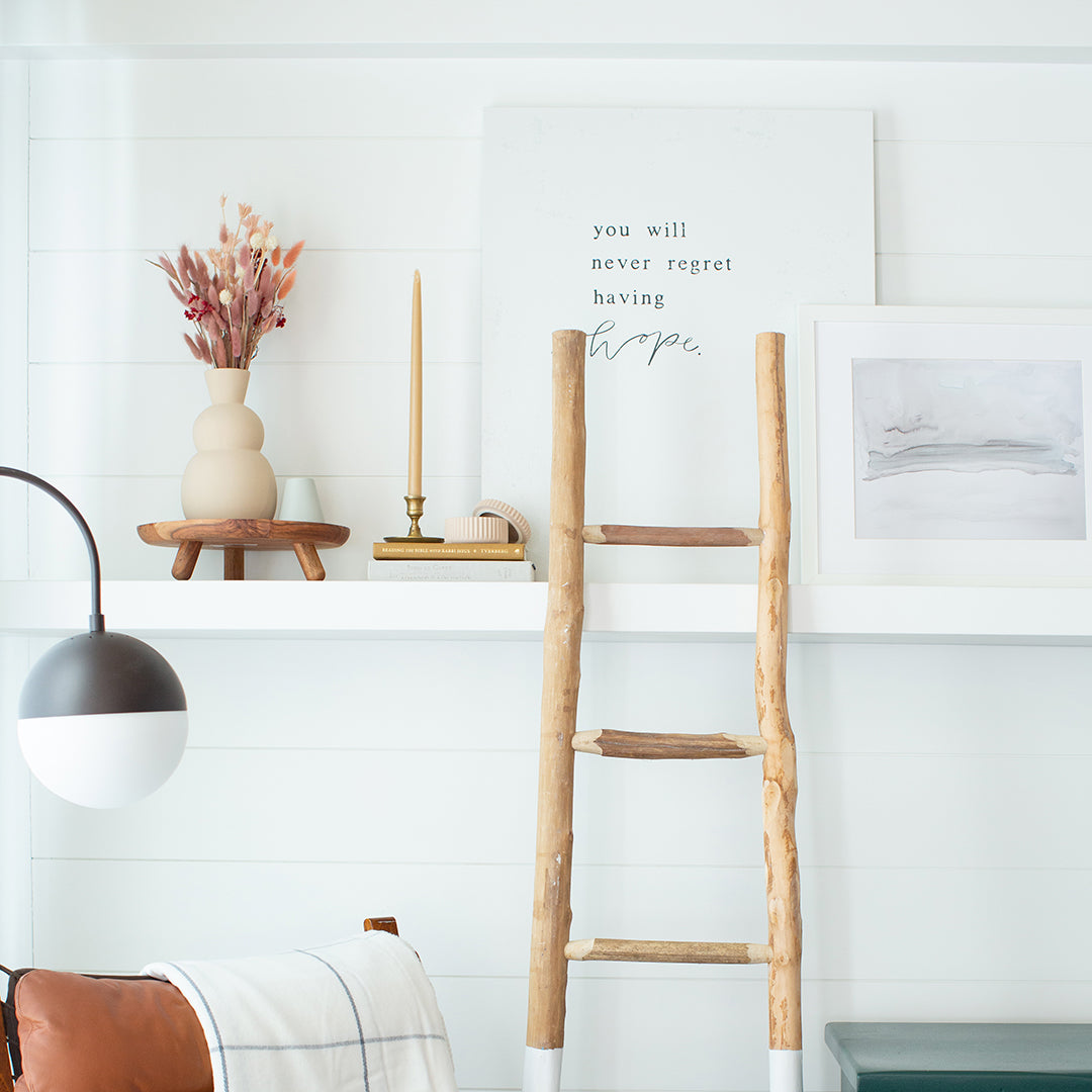 Never Regret Hope | Alabaster | Canvas