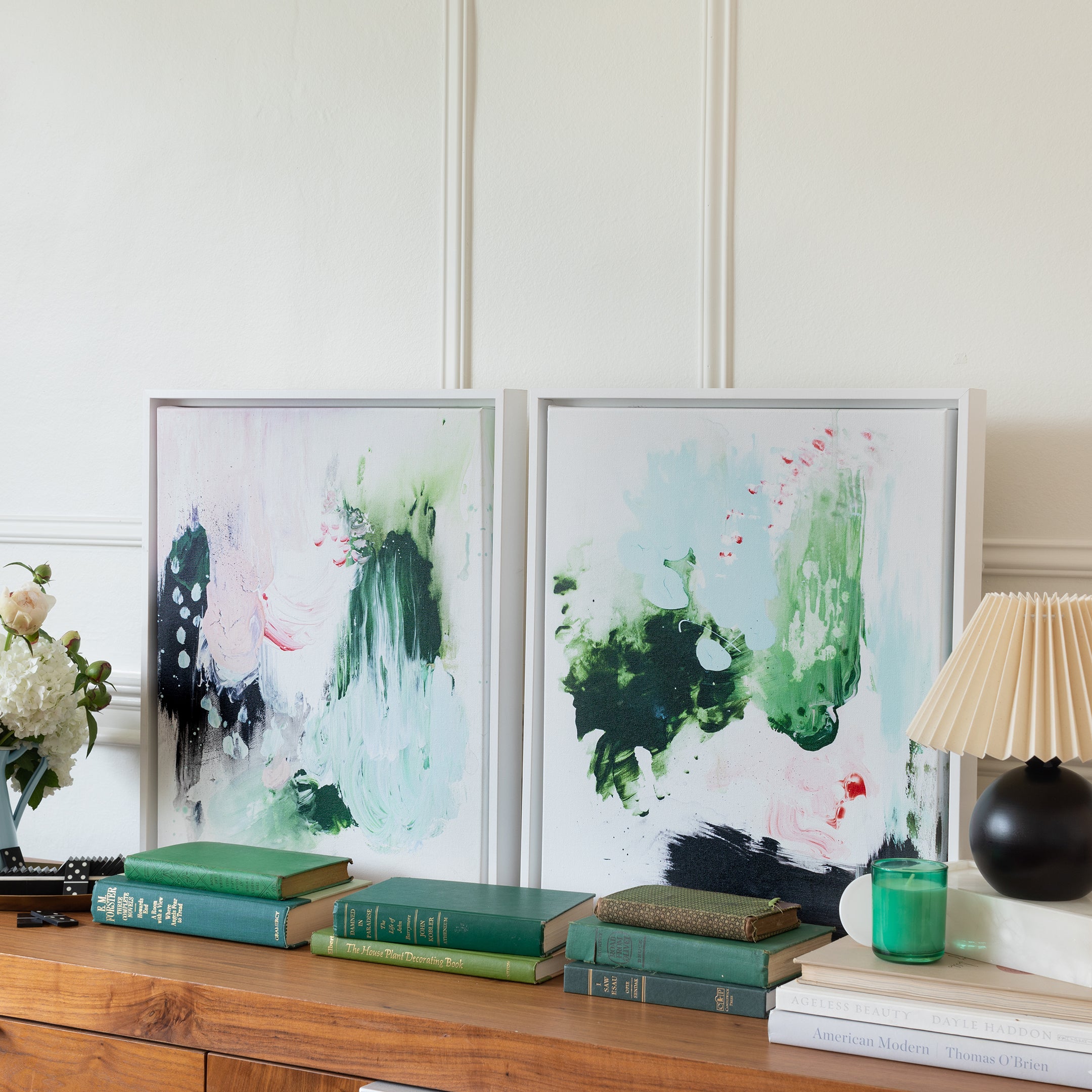 Peppermint Moss Canvas Wall Art