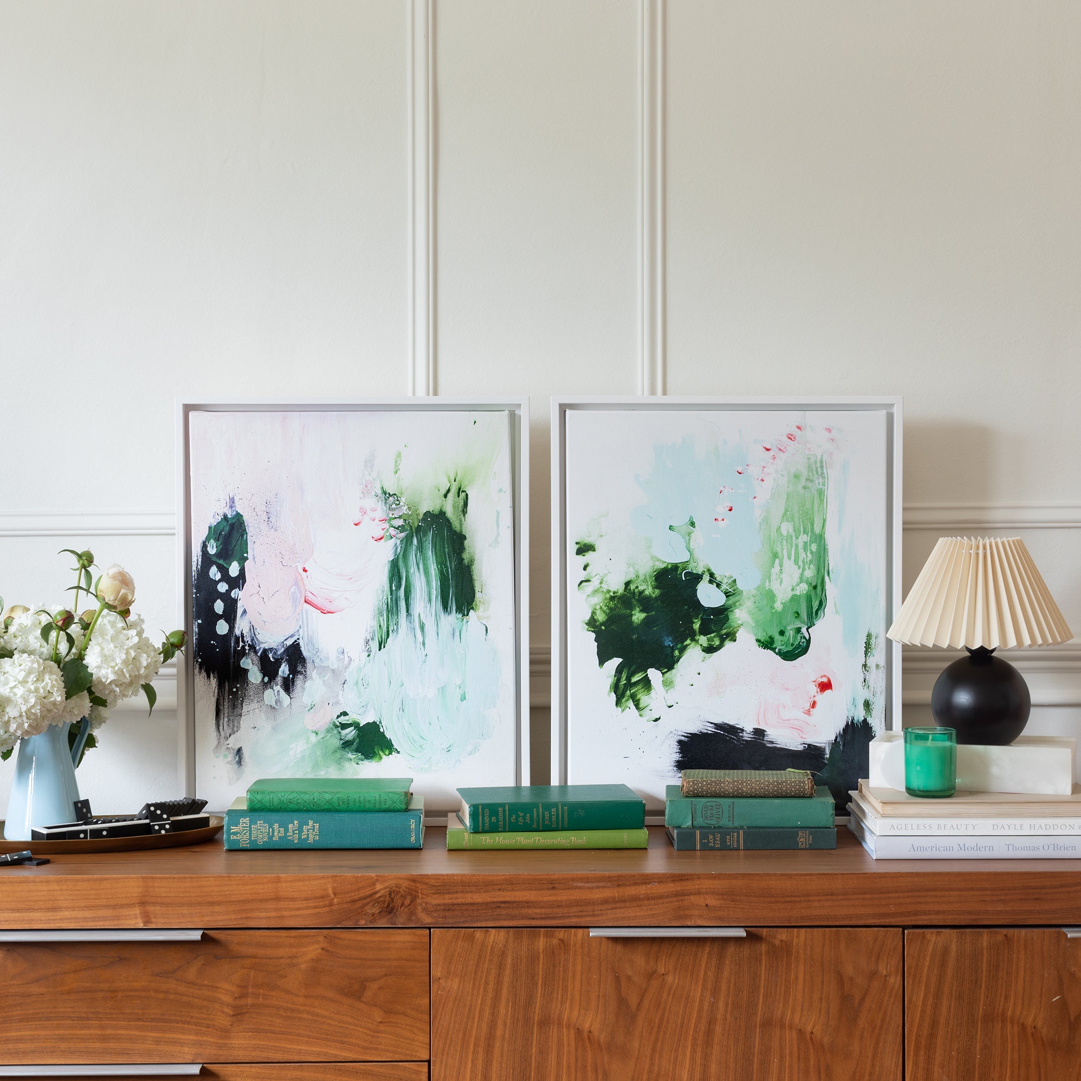 Peppermint Moss Canvas Wall Art