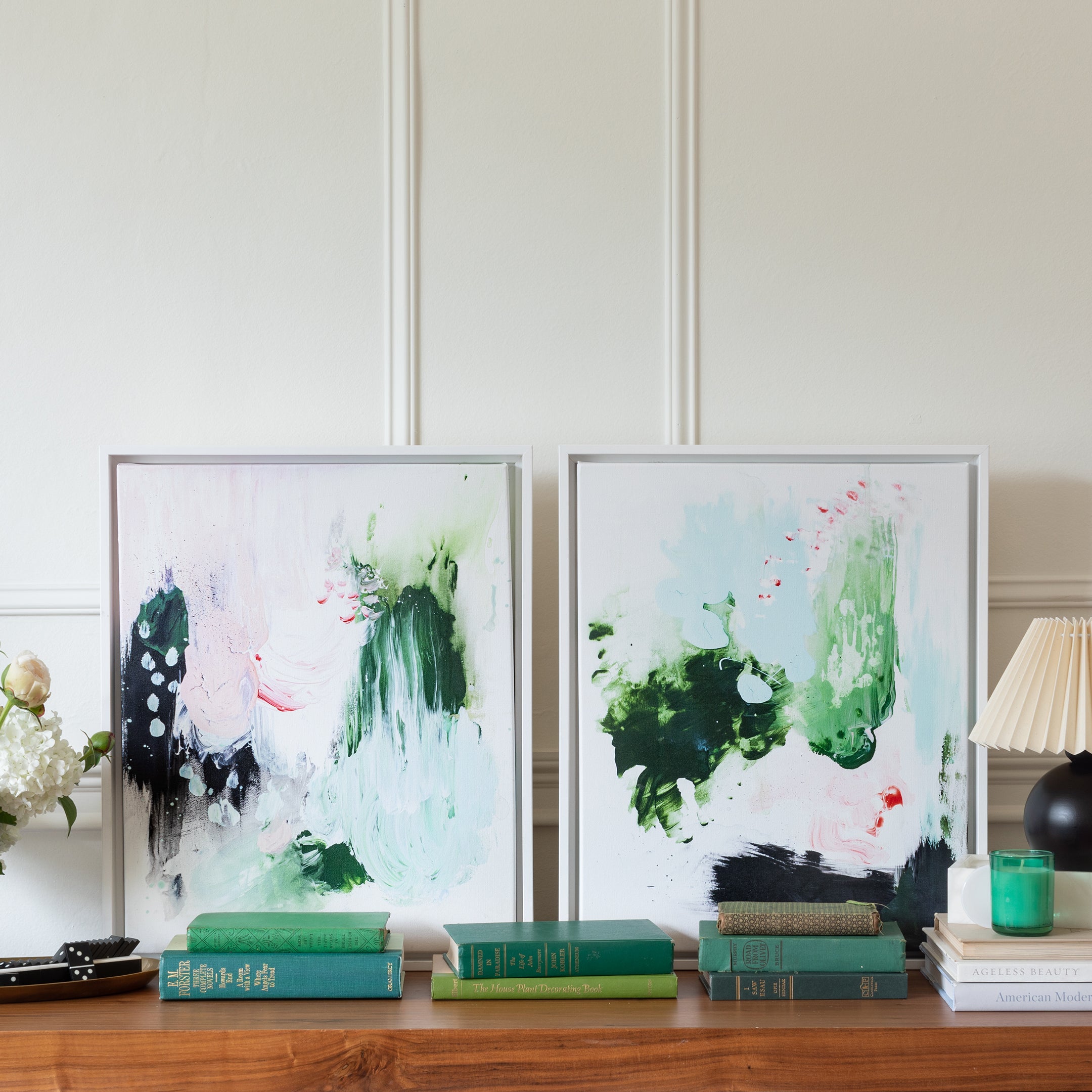 Peppermint Moss Canvas Wall Art