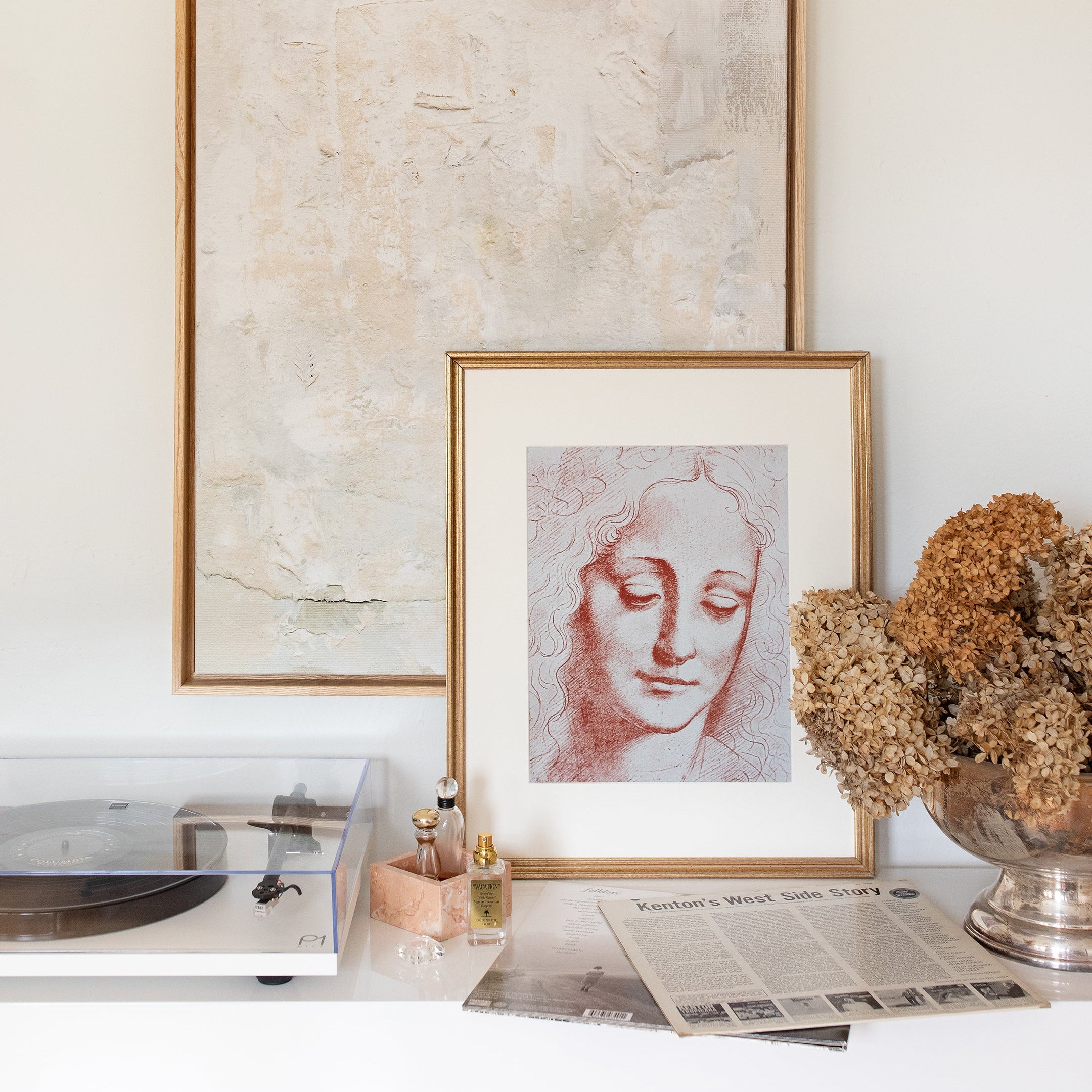 Plaster Apartment Canvas Wall Art