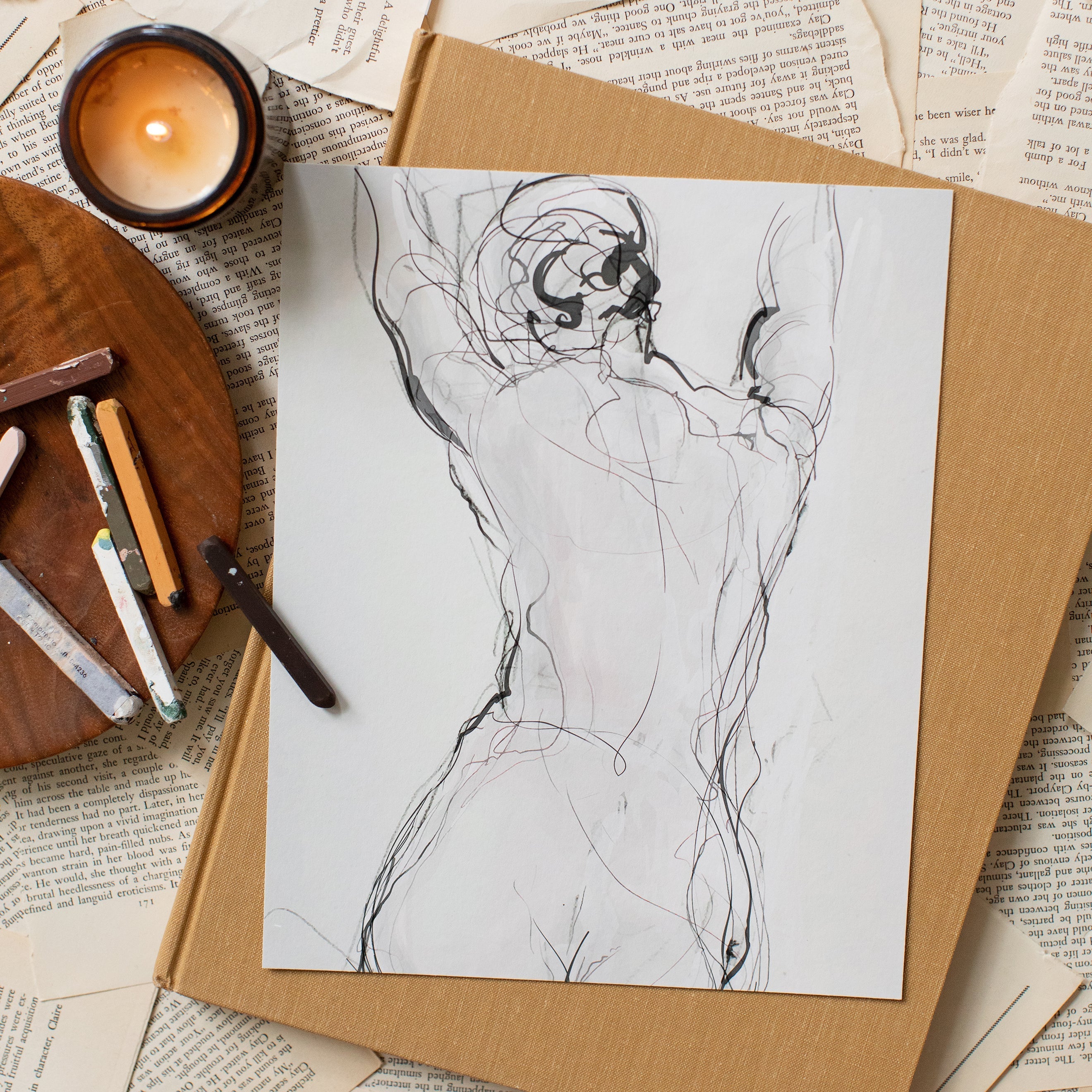 Artful Nude Luxe Art Print