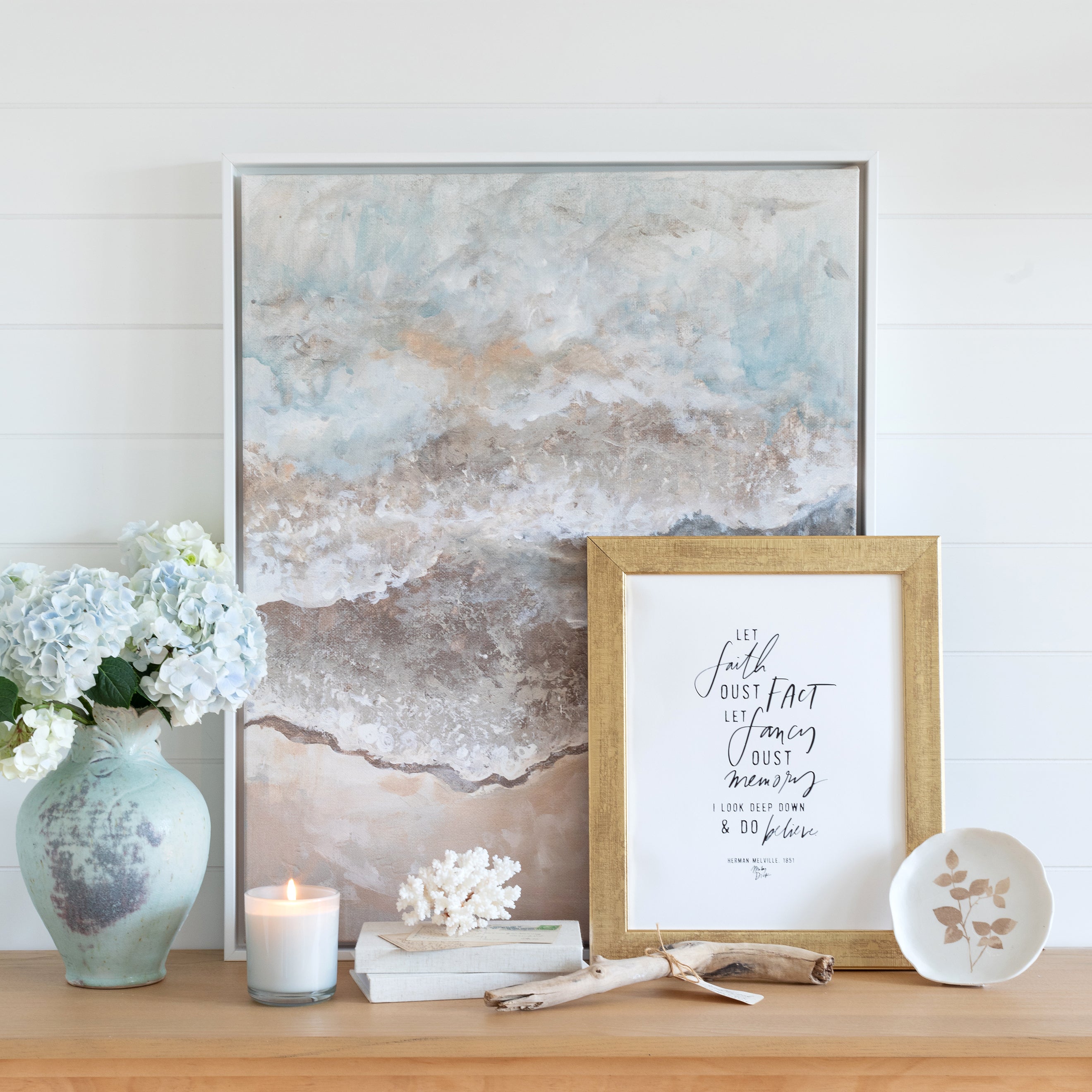 Sandy Shore Canvas Wall Art