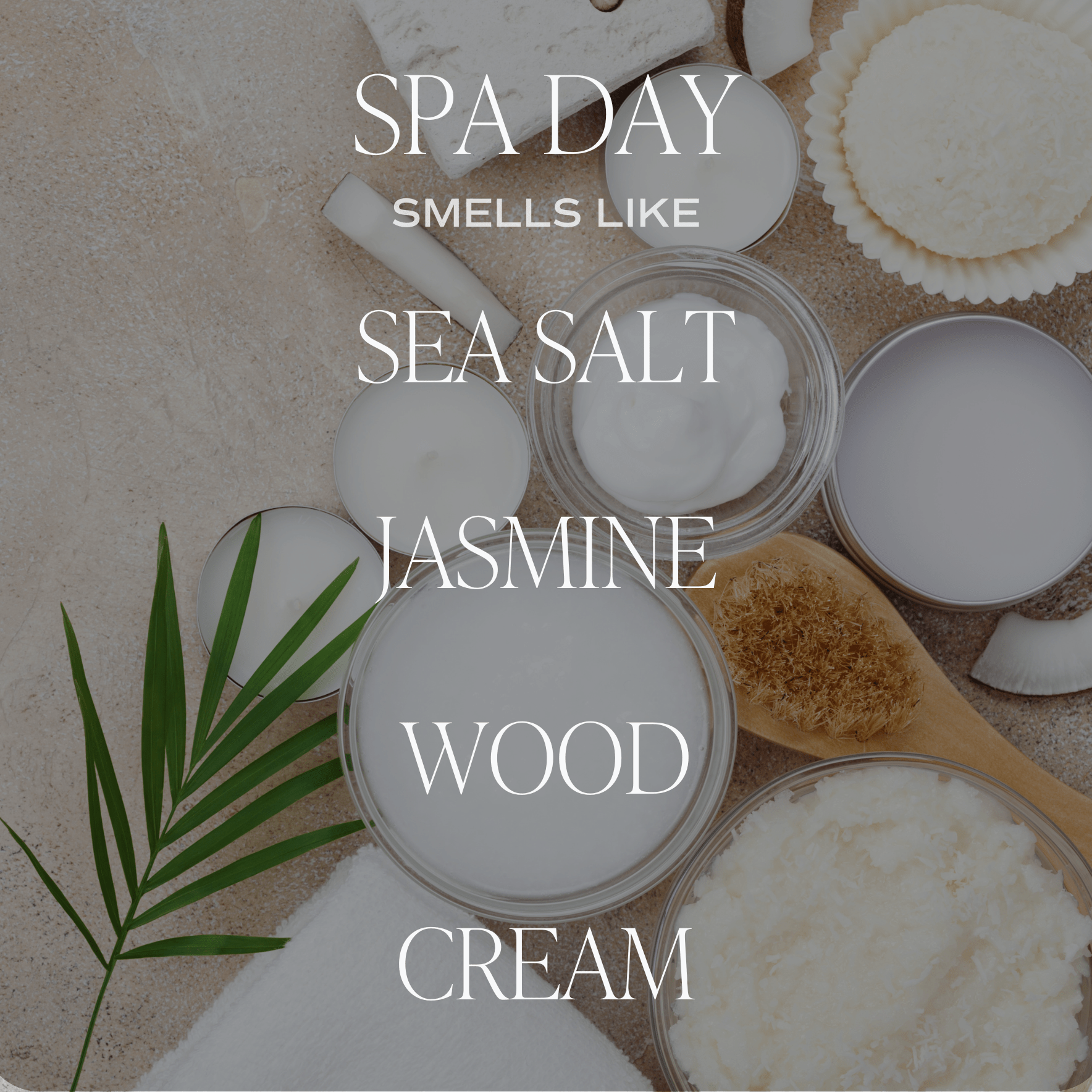 Spa Day Soy Candle (15oz Tan Matte Jar)