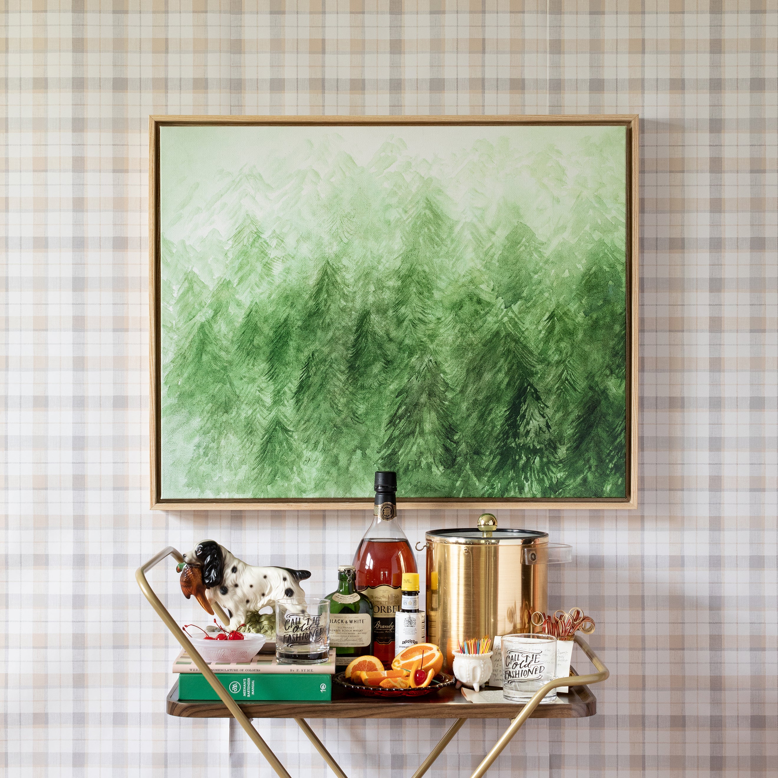 Foggy Forest Canvas Wall Art