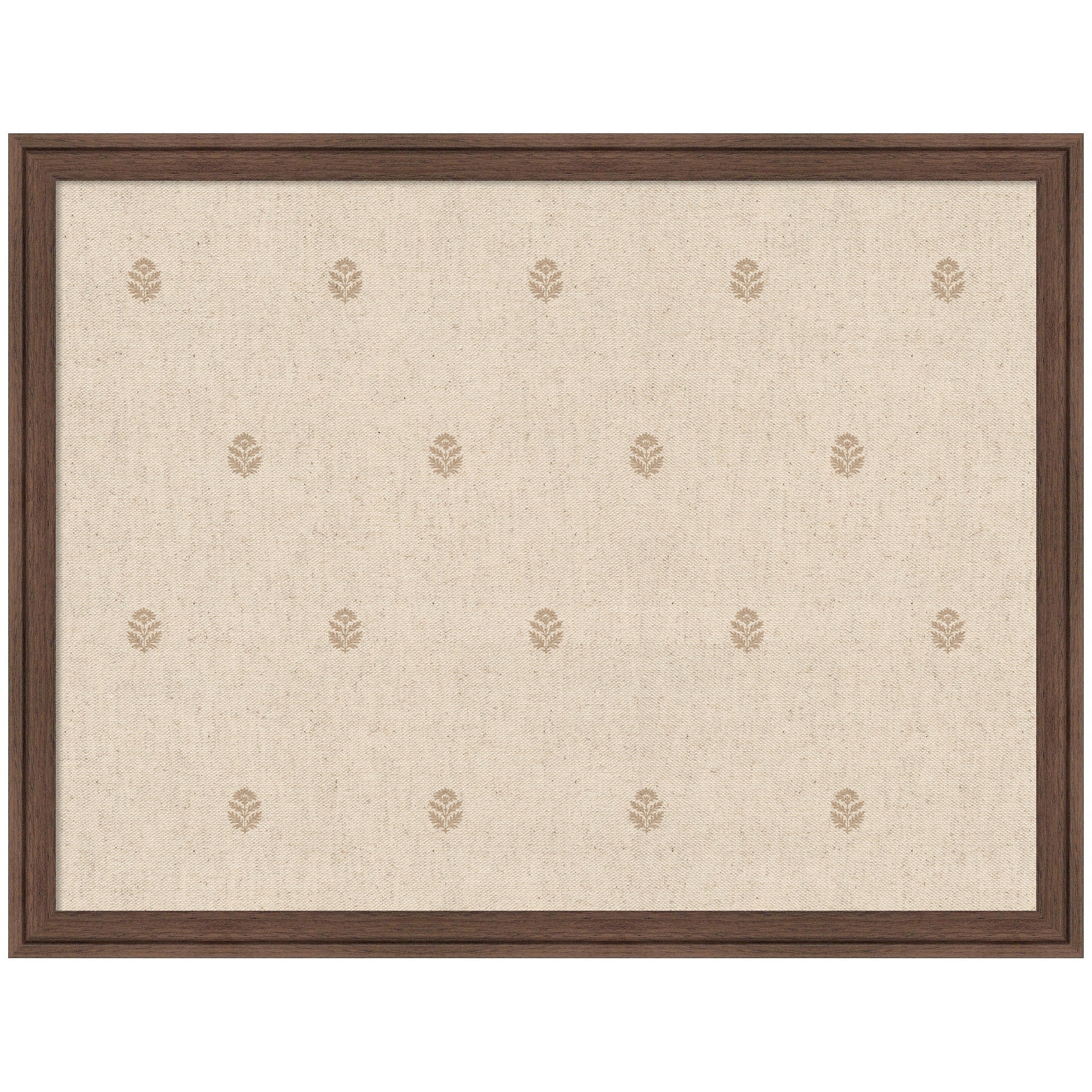 Pinboard Beige Botanical Block Print