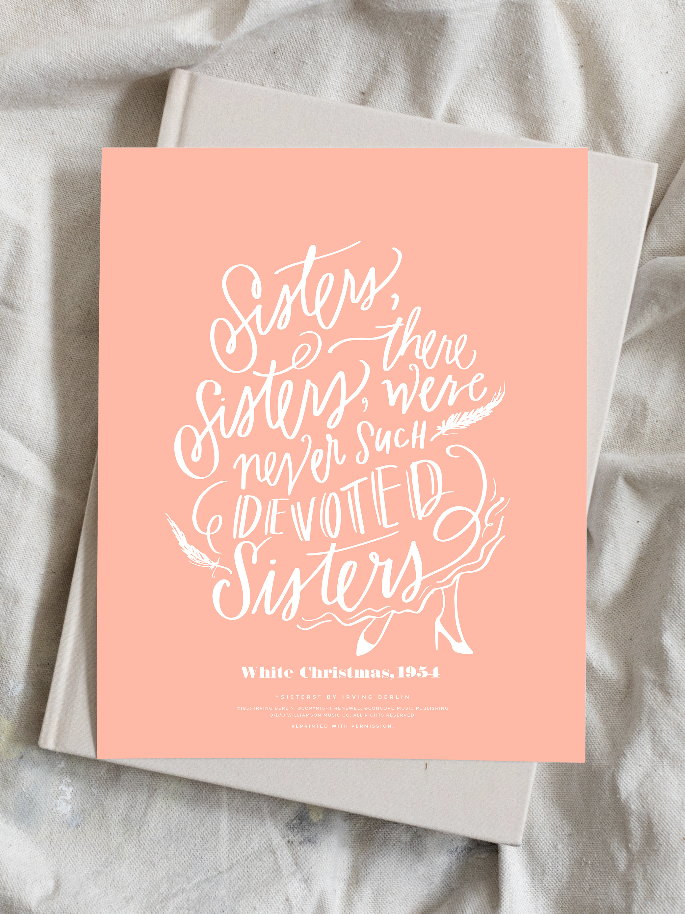Sisters, Sisters | Perfect Peach | Art Print