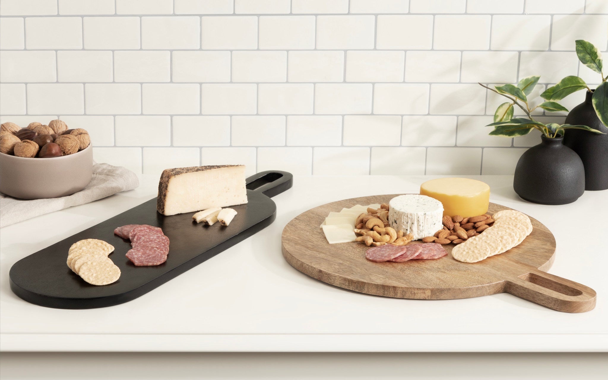 Staven 2 Piece Wood Serving Board Set