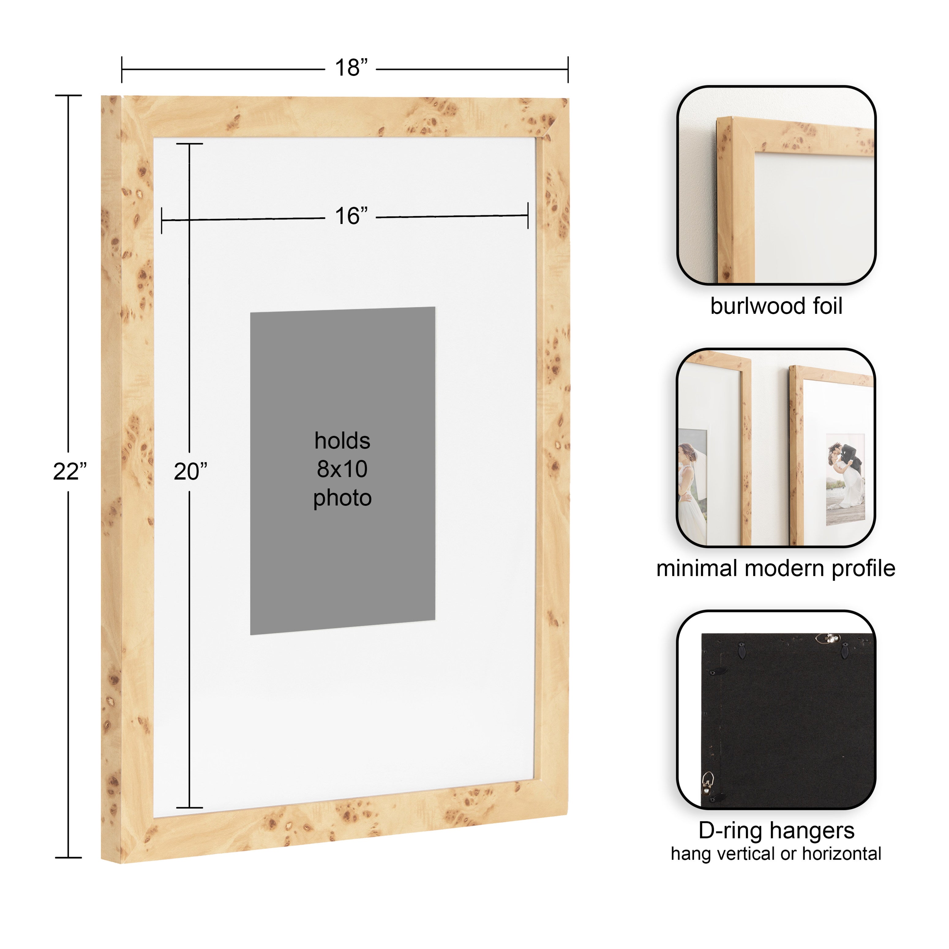 Burlock Picture Frame Set
