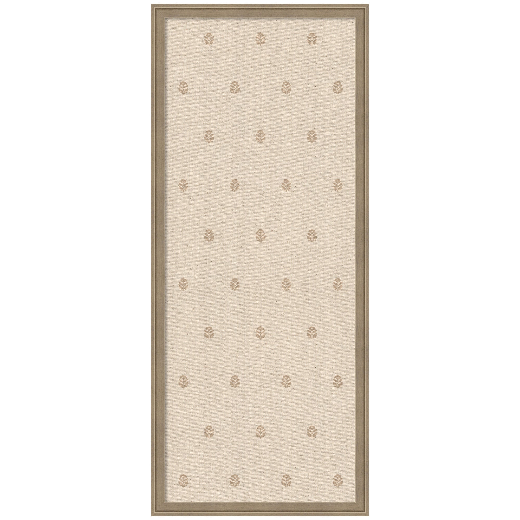 Pinboard Beige Botanical Block Print
