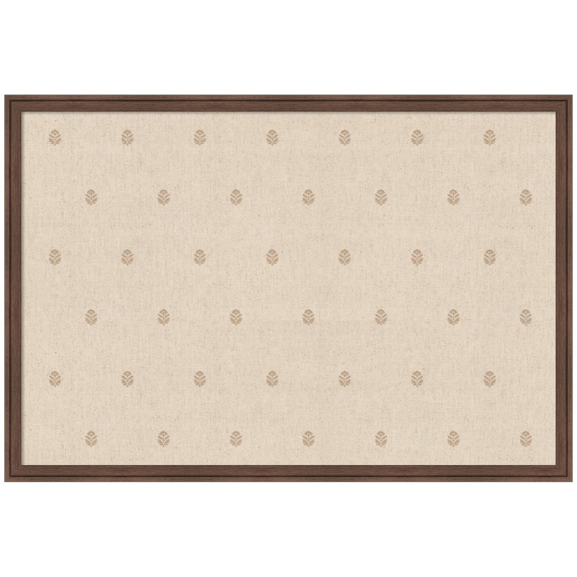 Pinboard Beige Botanical Block Print