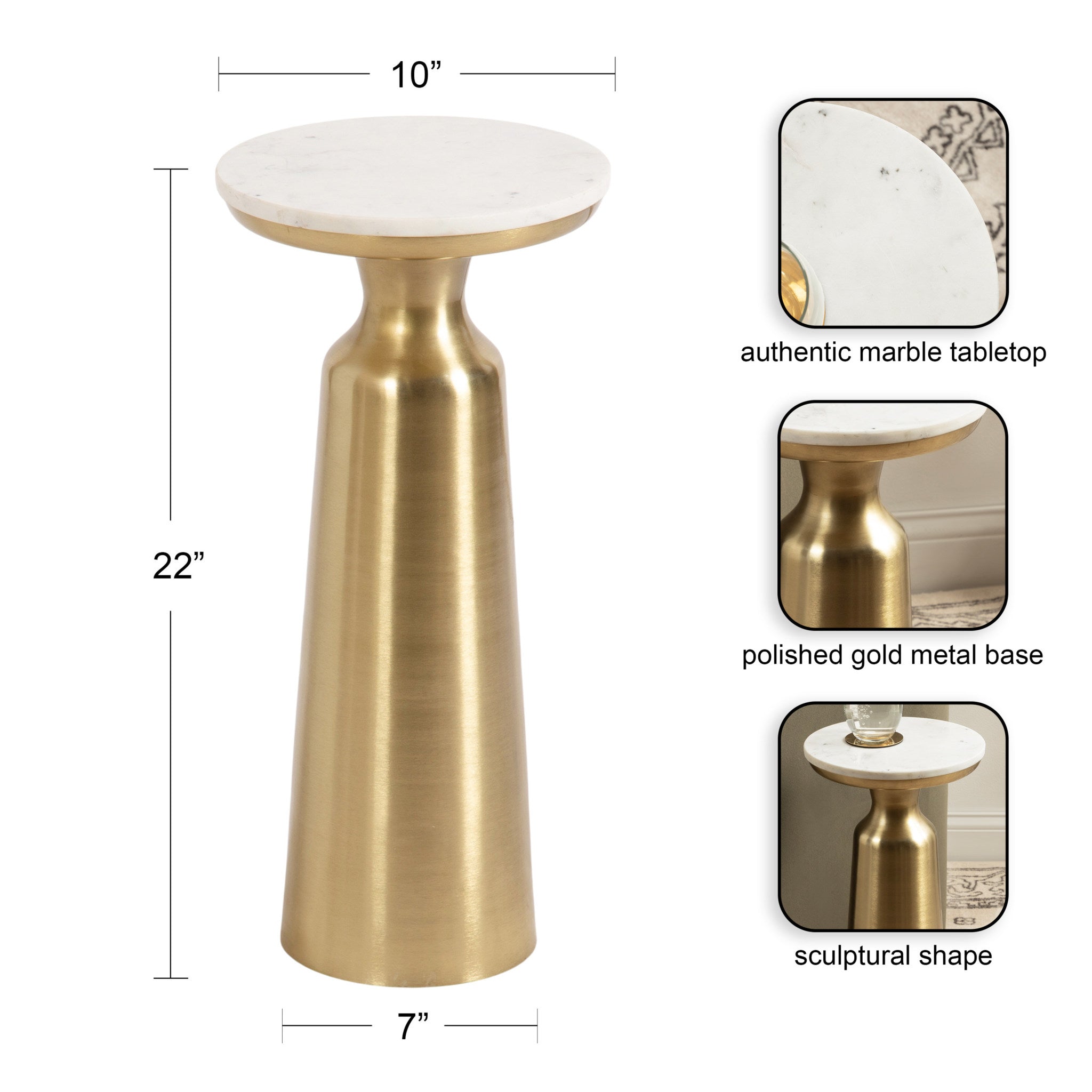 Cardina Round Drink Table