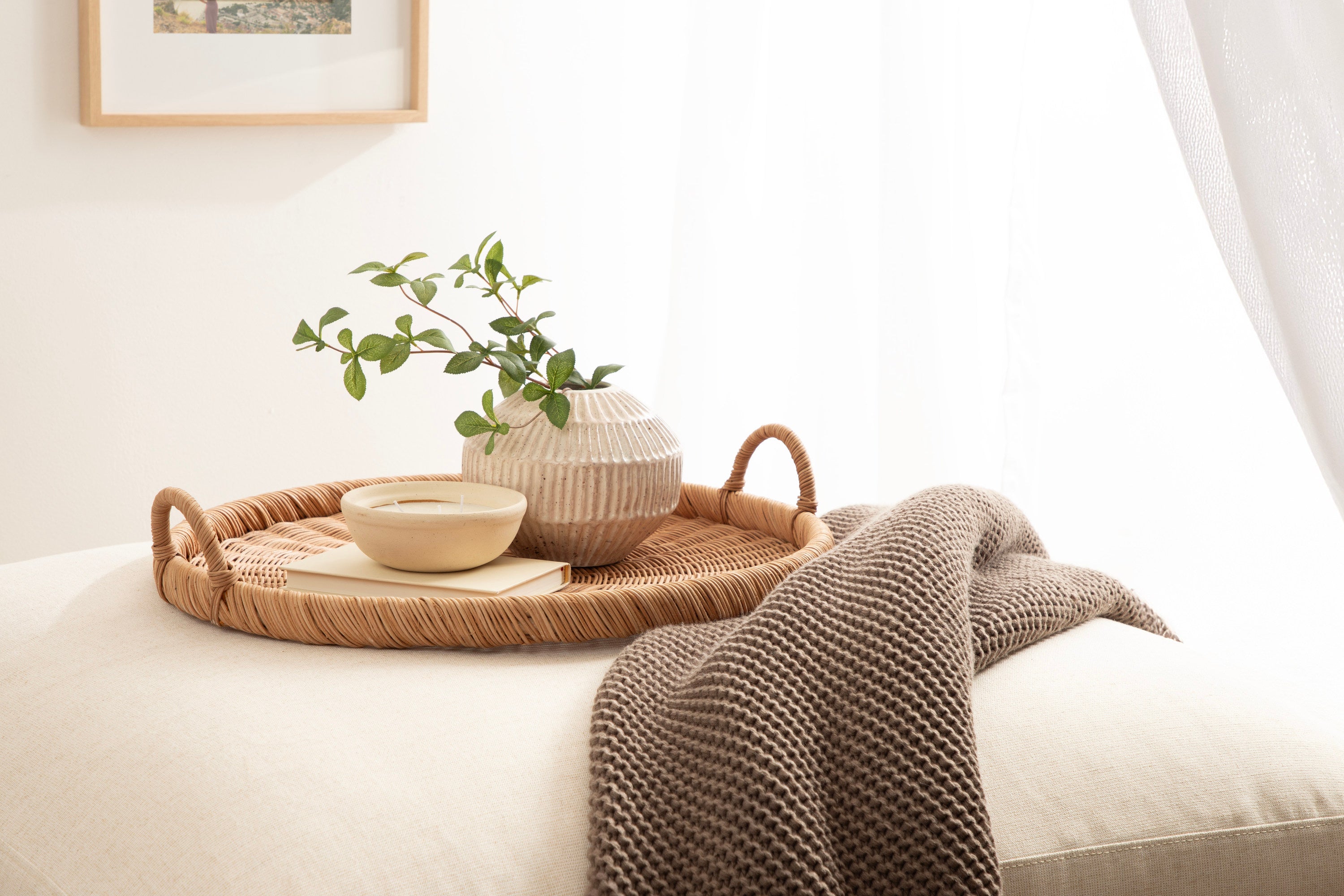 Cormont Rattan Serving Tray