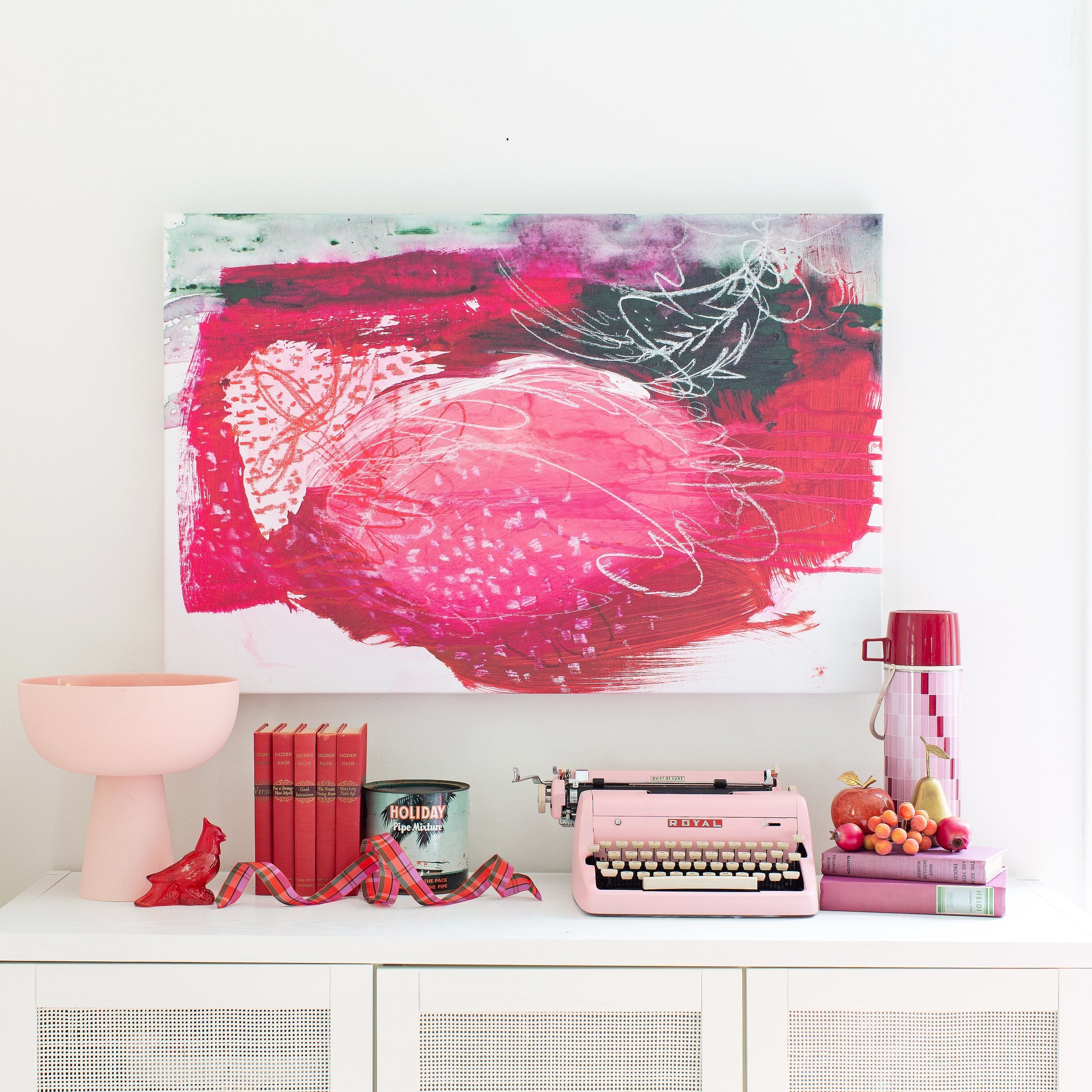 Fruitcake Textured Canvas Wall Art