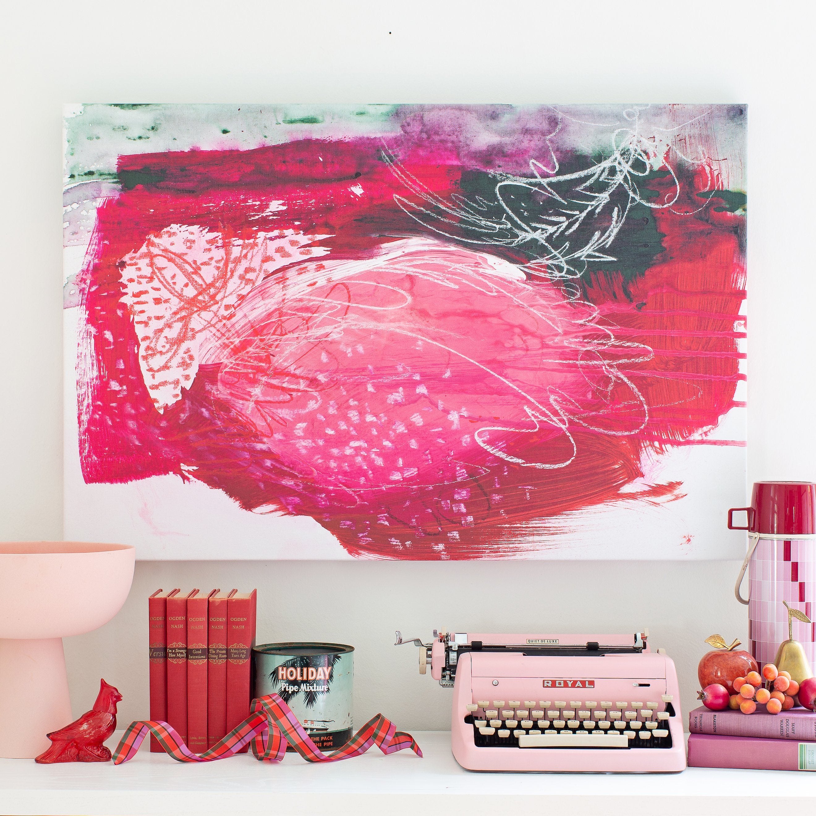 Fruitcake Textured Canvas Wall Art