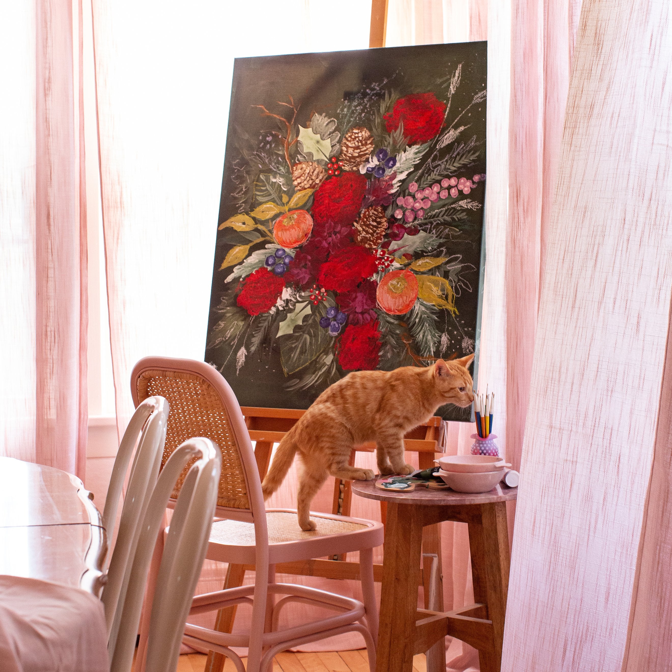 Holiday Bouquet | Canvas