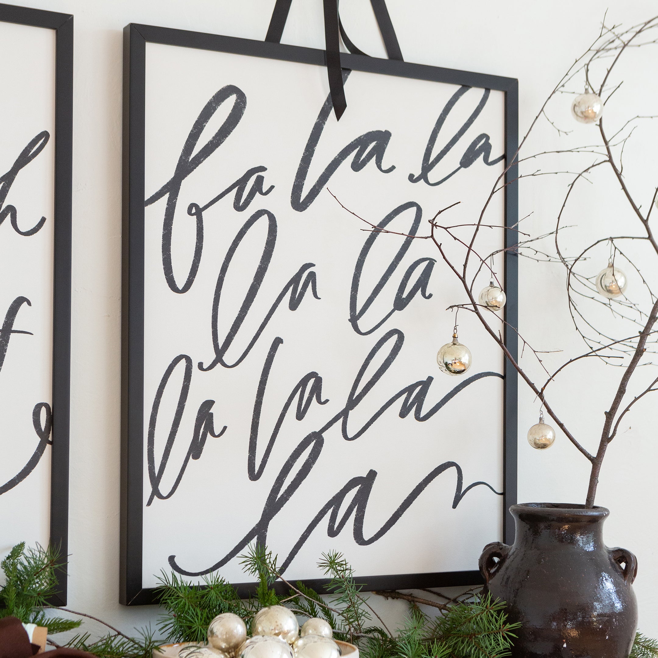 Fa La La | Camp Green | Canvas