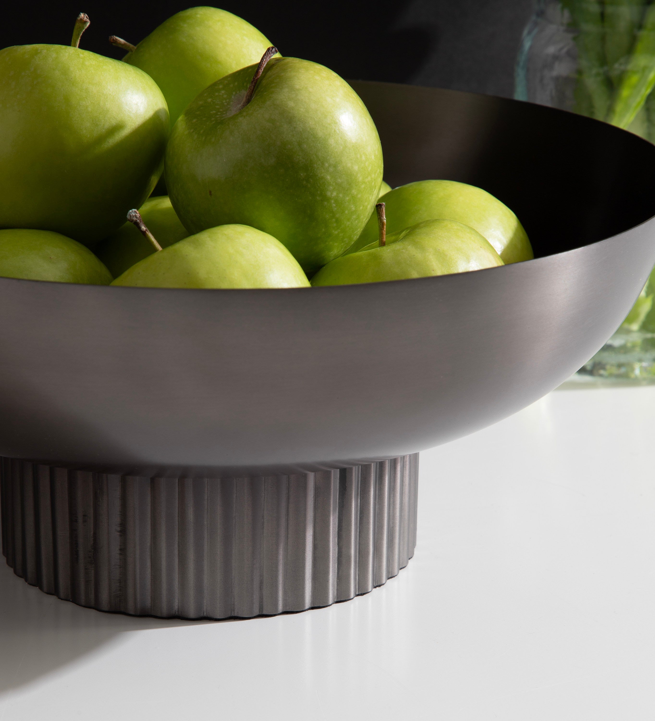 Rooks Ribbed Metal Bowl