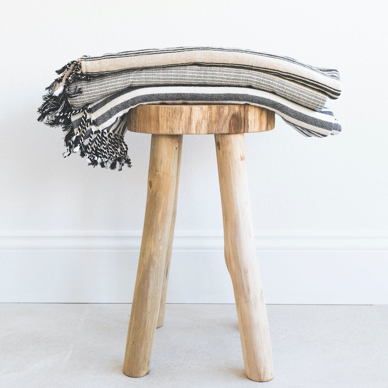Solid Teak Stool