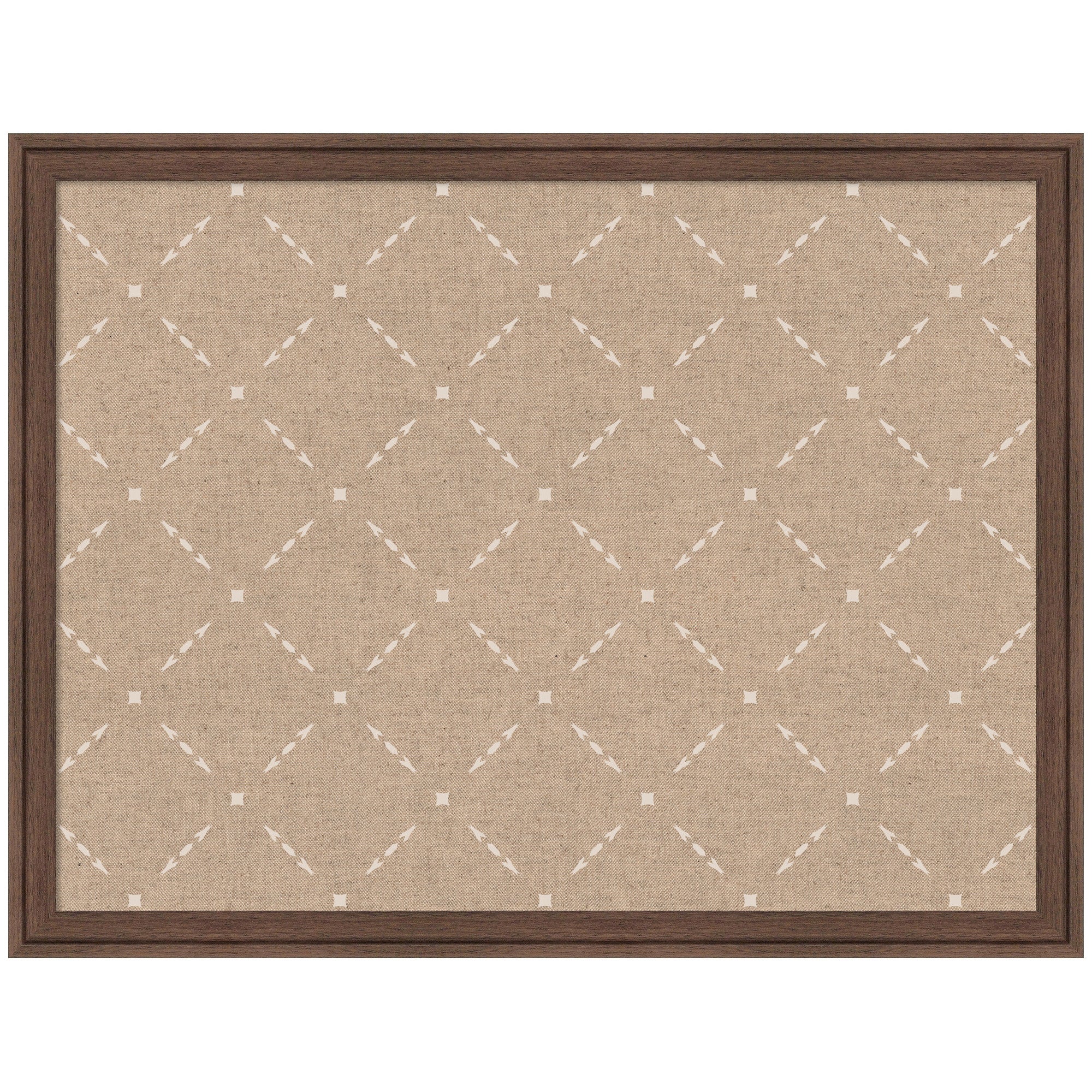 Pinboard Beige Lattice Pattern