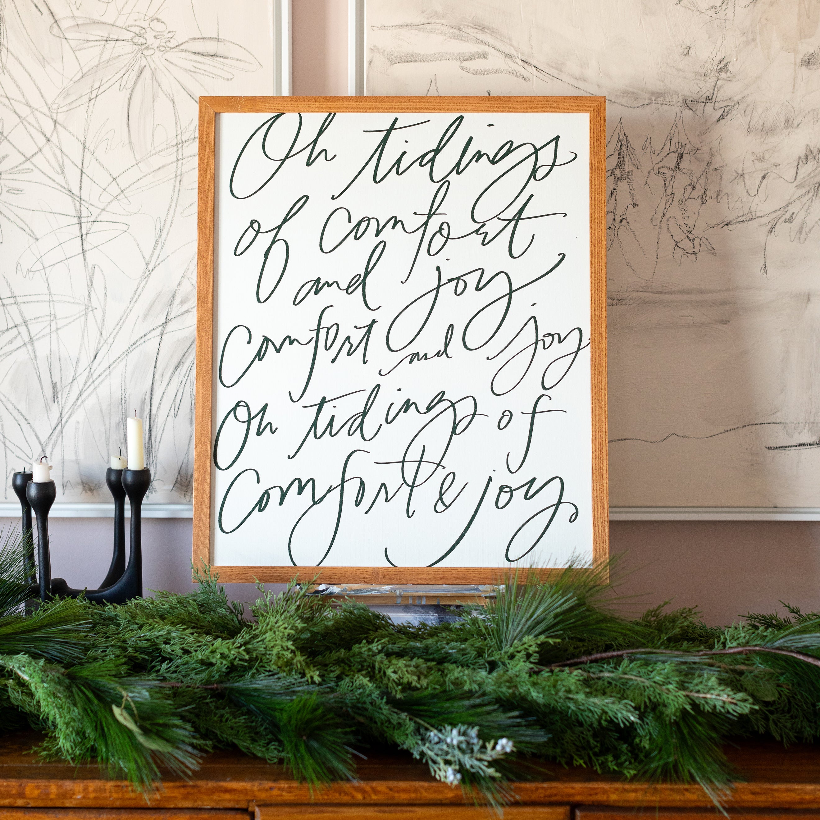 Comfort & Joy | Interior Navy | Canvas