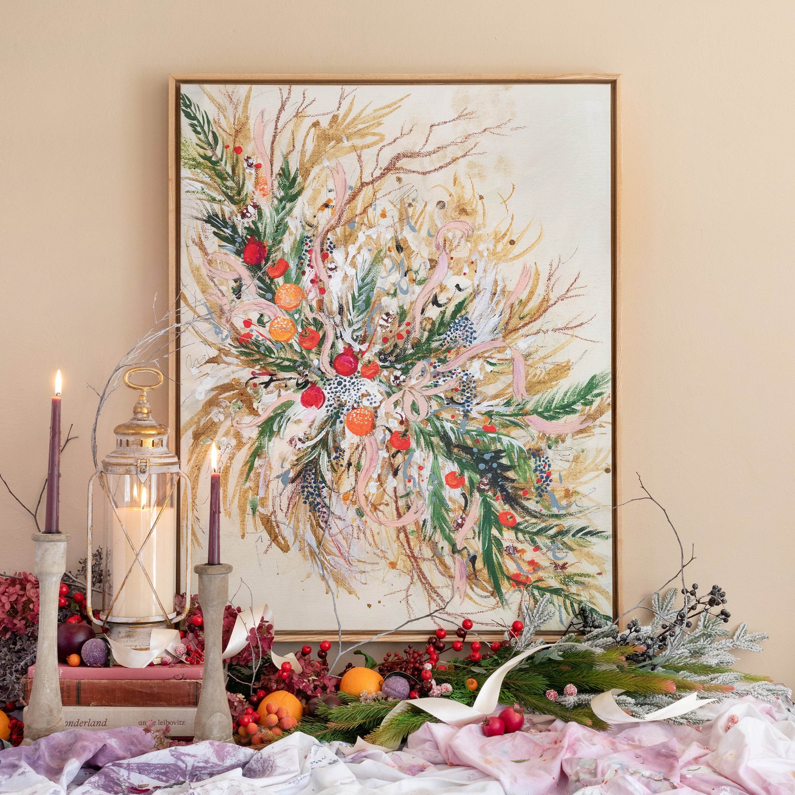 Wild Garland Canvas Wall Art