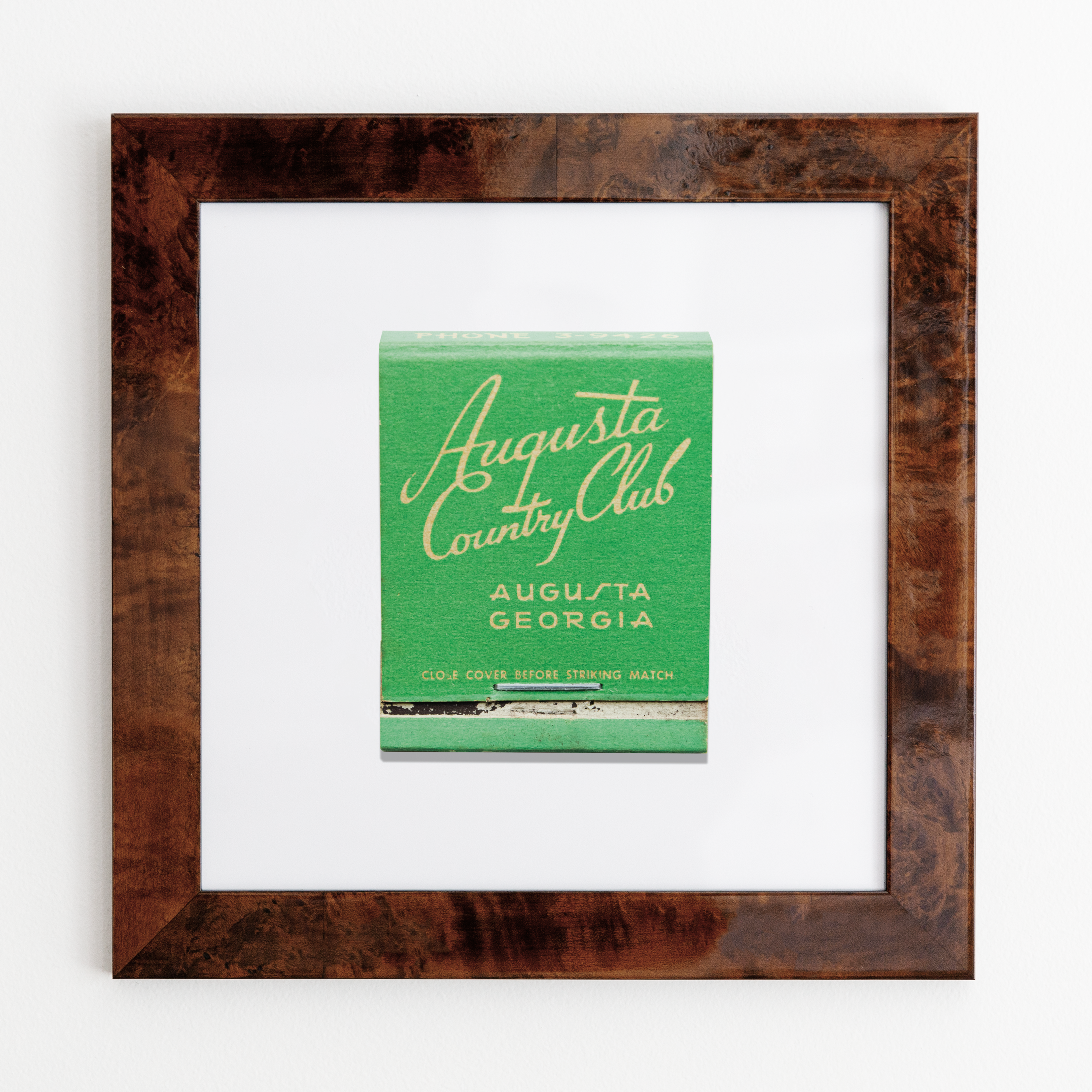 Augusta Country Club Framed Match Print