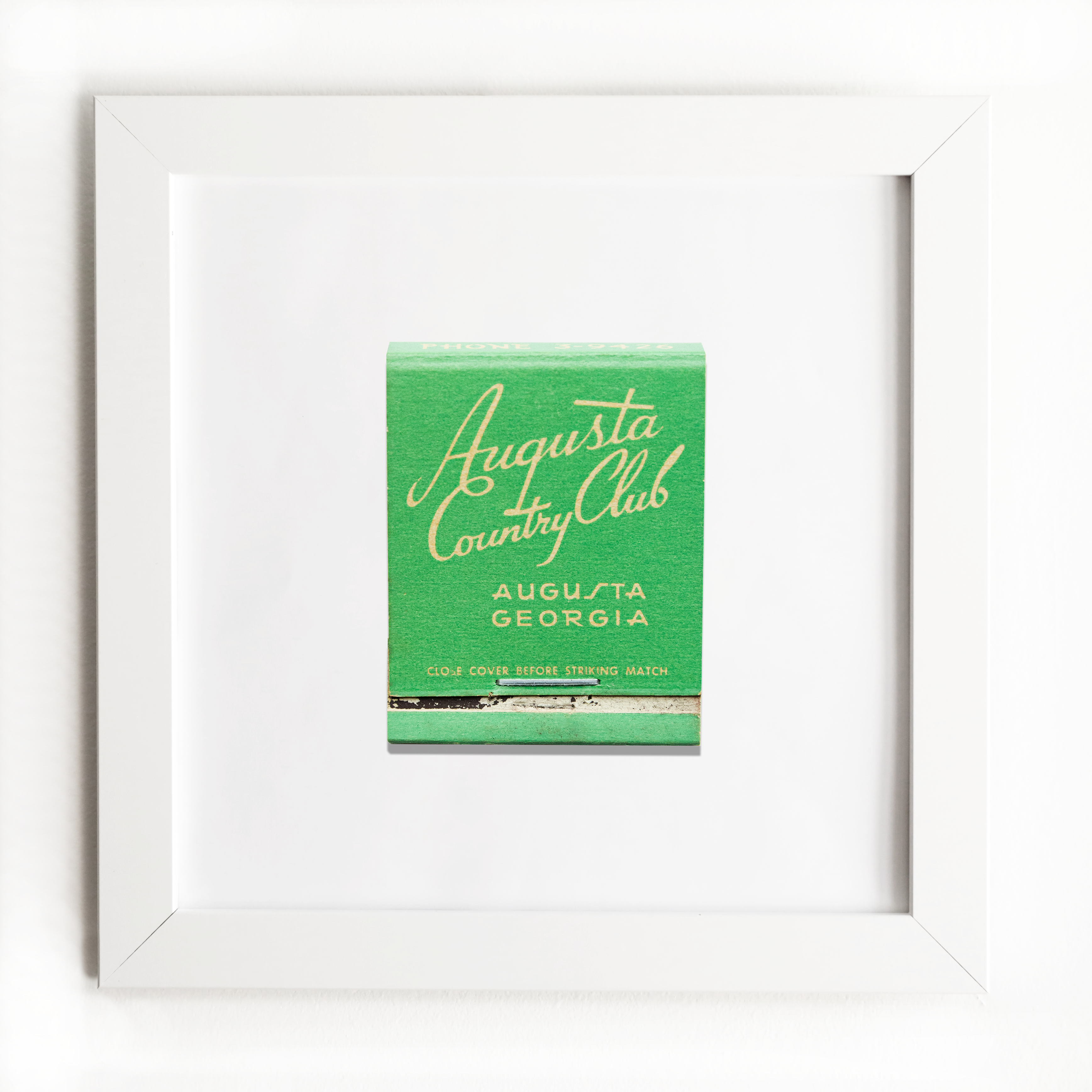 Augusta Country Club Framed Match Print