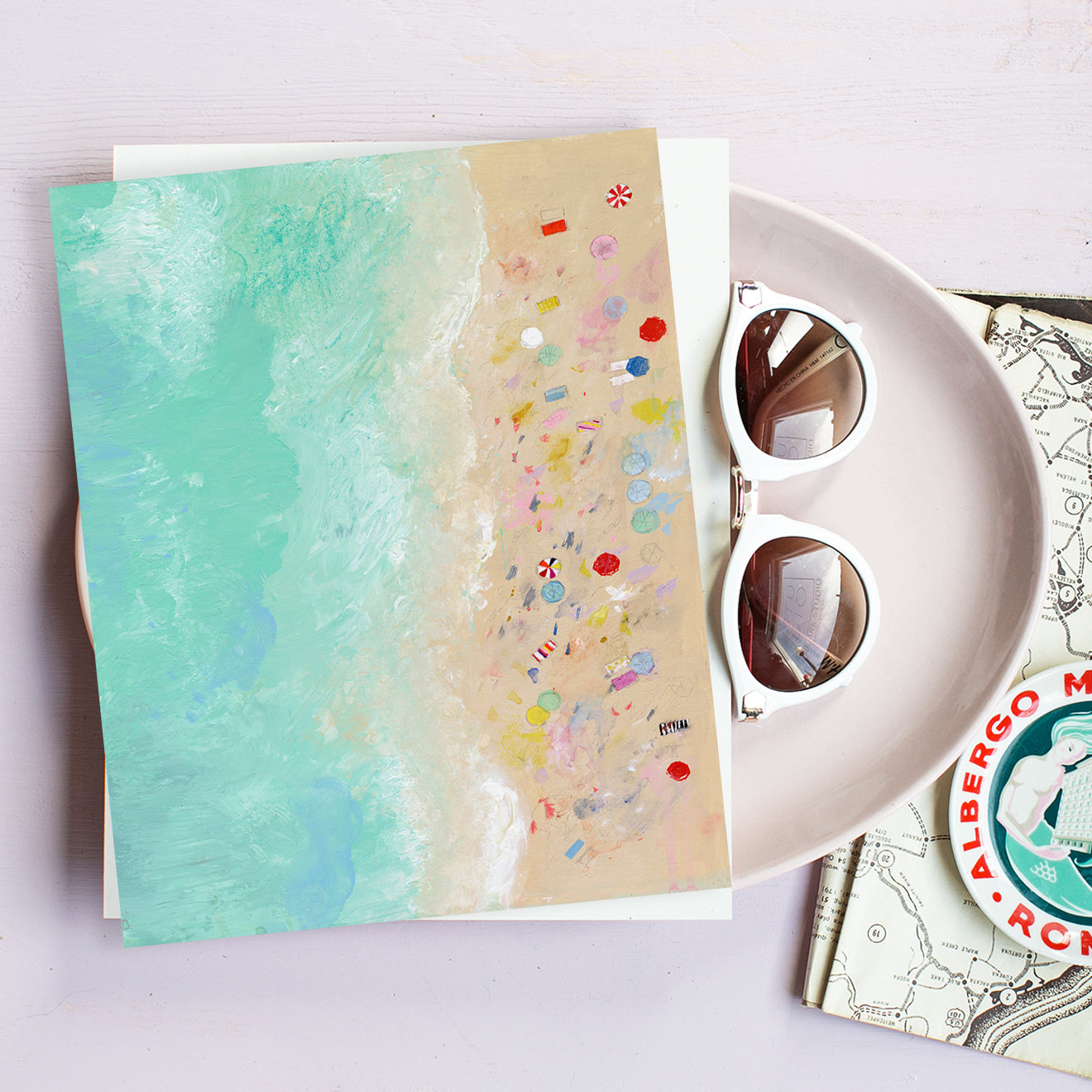 Beach Holiday! Canvas Wall Art