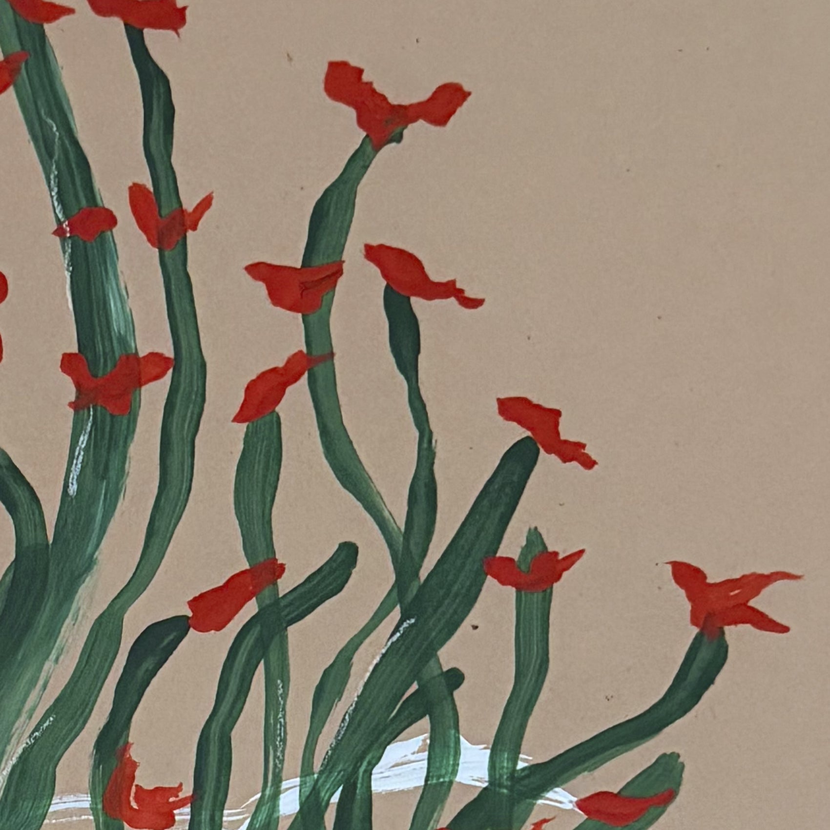 Blazing Ocotillo Canvas Wall Art