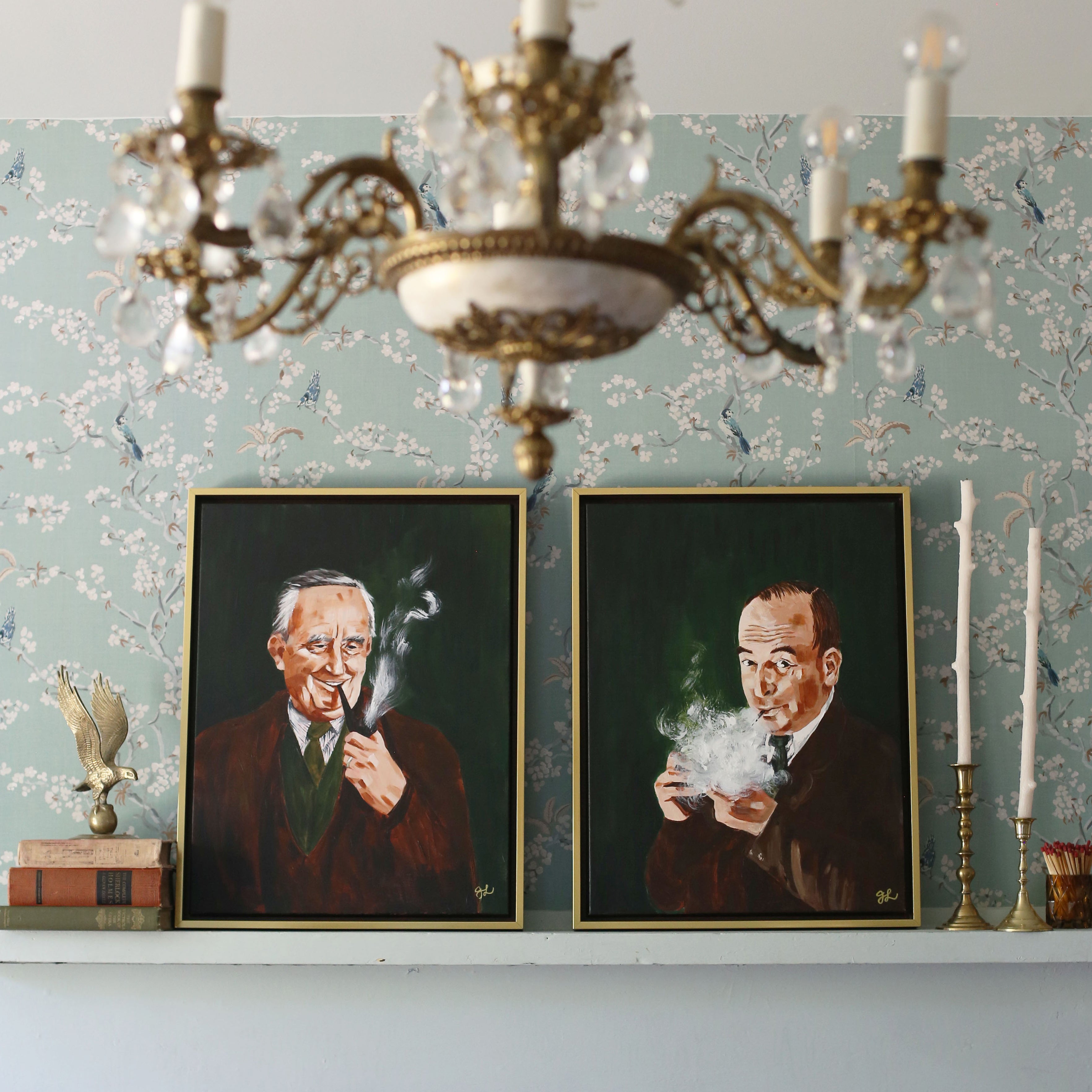 Tolkien and His Pipe | Canvas