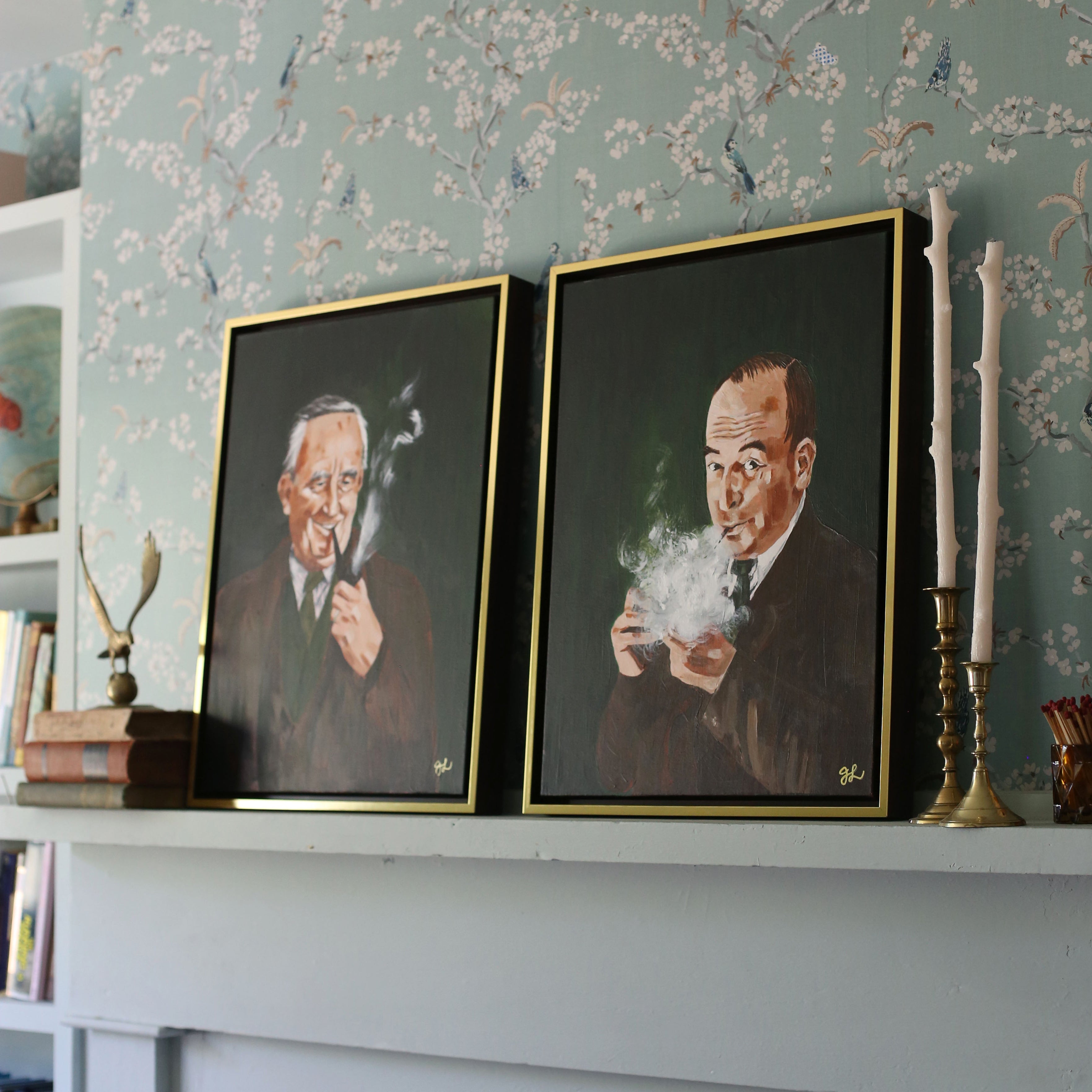 Lewis and His Pipe | Canvas