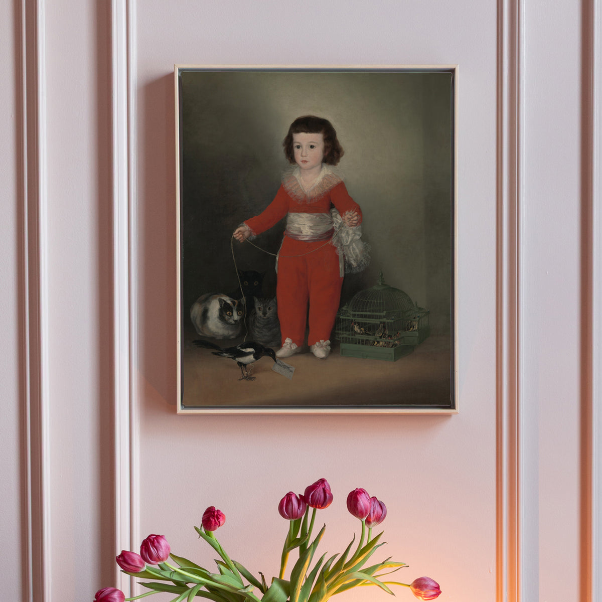 The Red Boy Canvas Wall Art