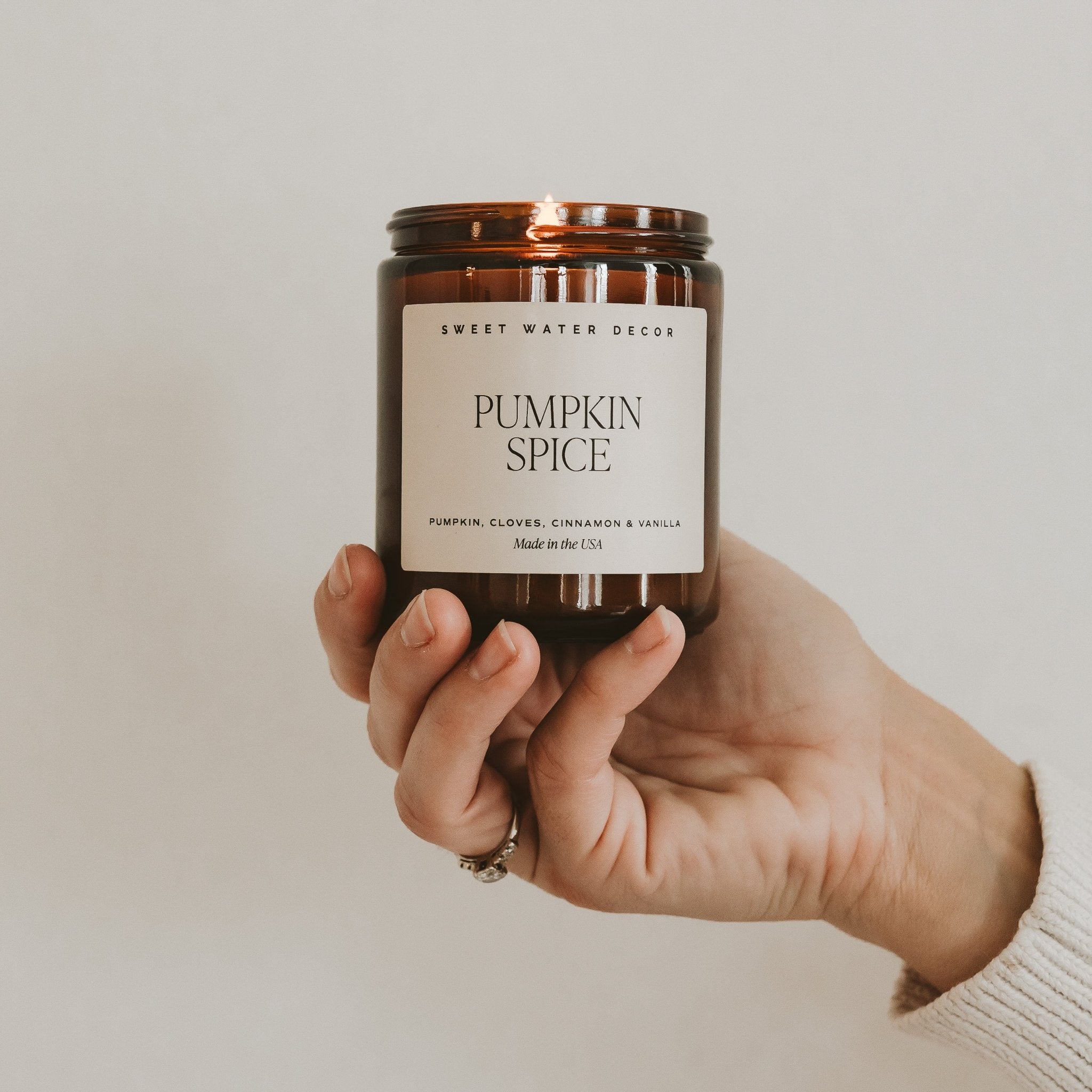 Pumpkin Spice Soy Candle (9oz Amber Jar)