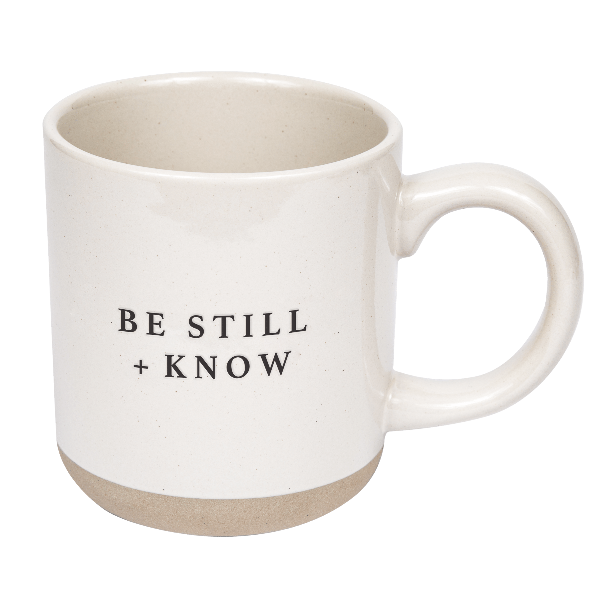 Be Still and Know Stoneware Coffee Mug (14oz)