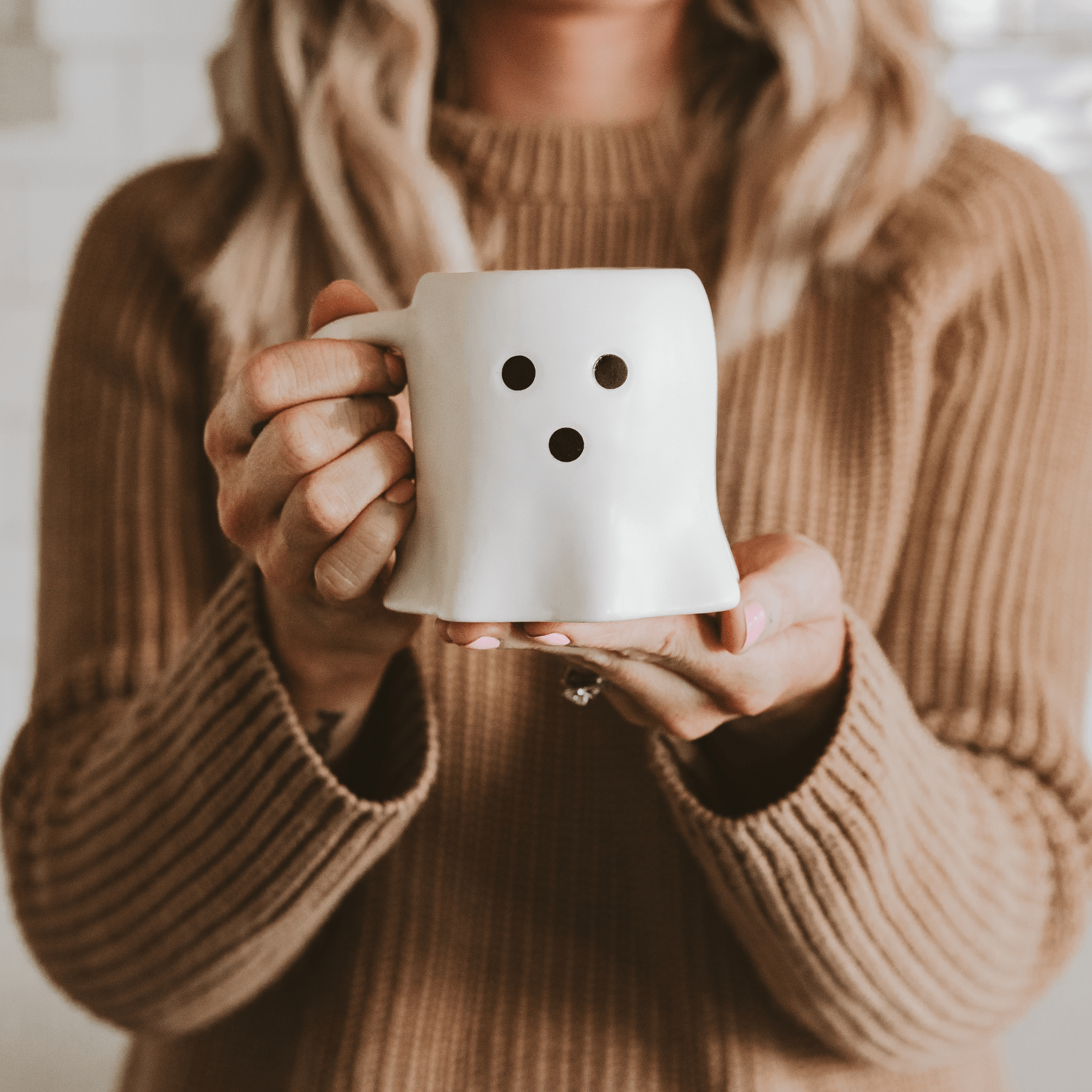 Ghost Face 12 oz Figural Coffee Mug
