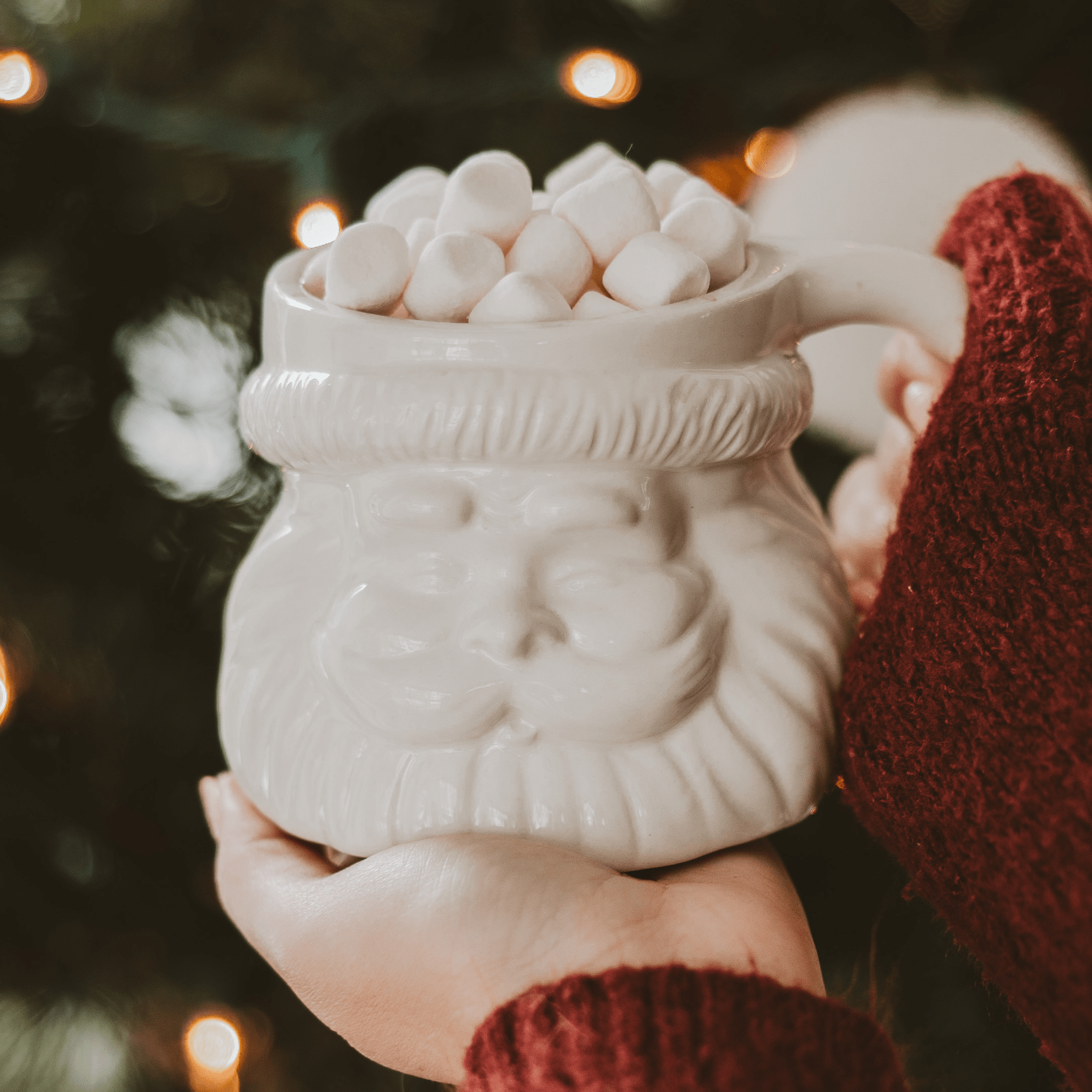 Santa Figurine Coffee Mug (15oz)