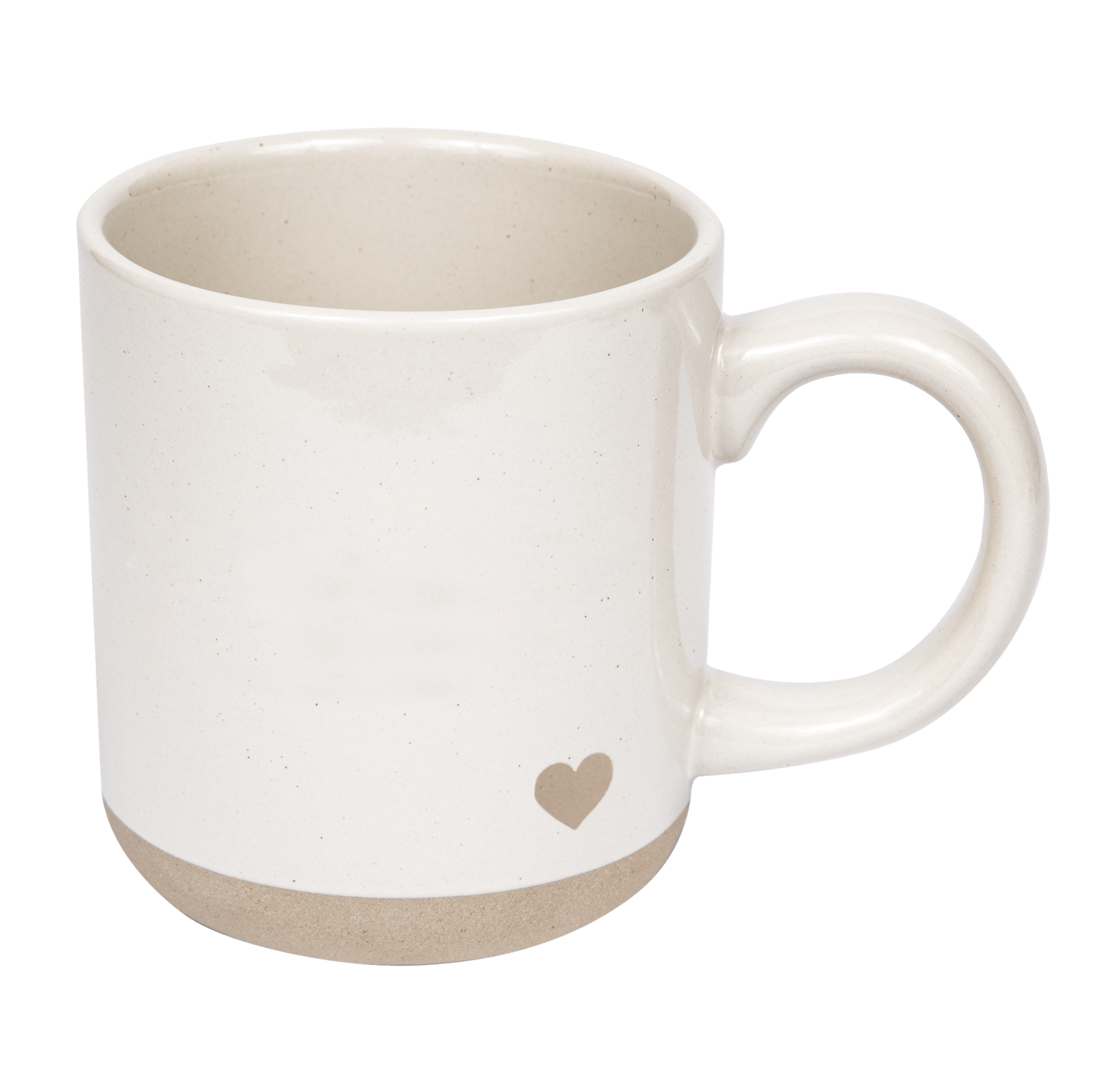 Heart Stoneware Coffee Mug (14oz)
