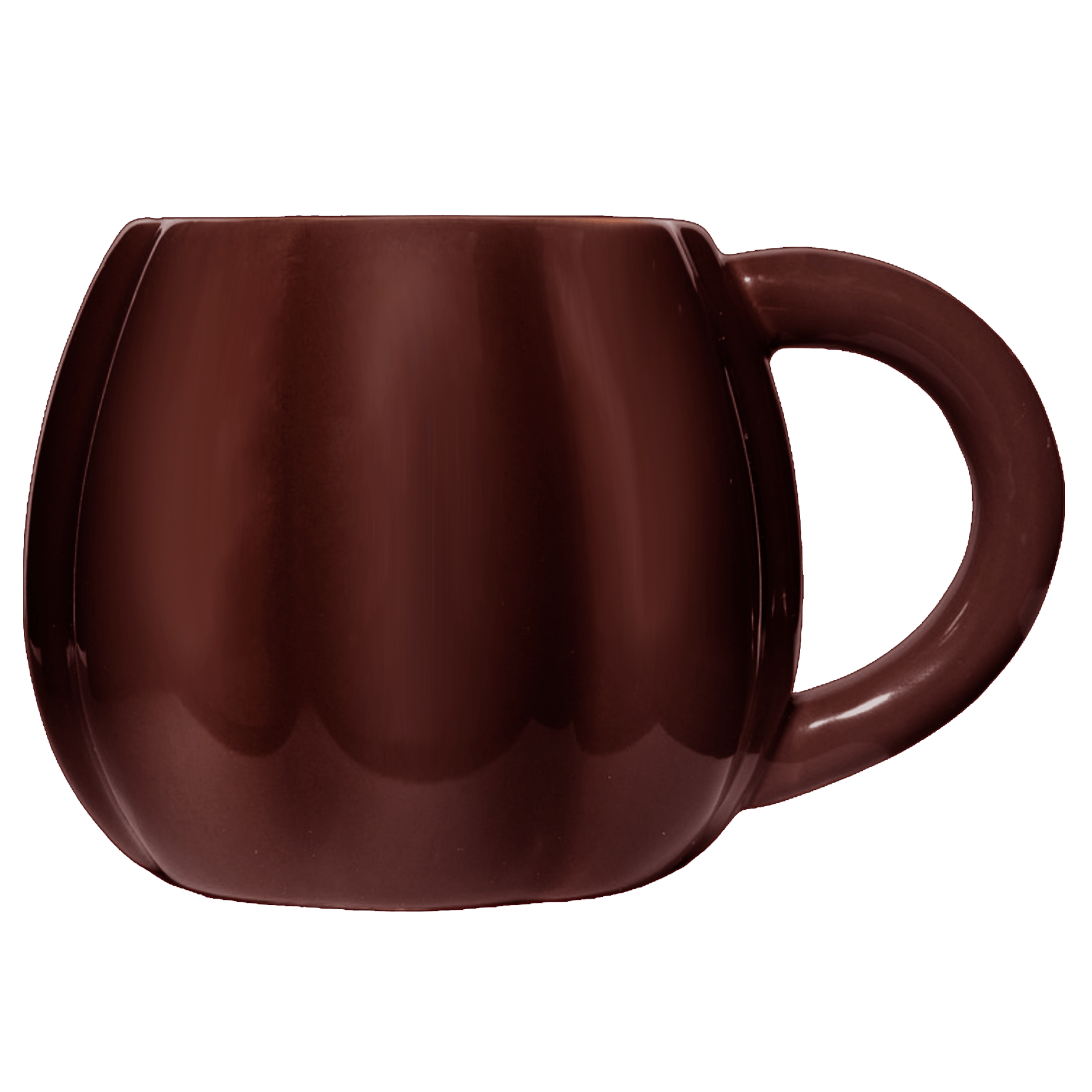 Brown Pumpkin 19 oz Figural Coffee Mug
