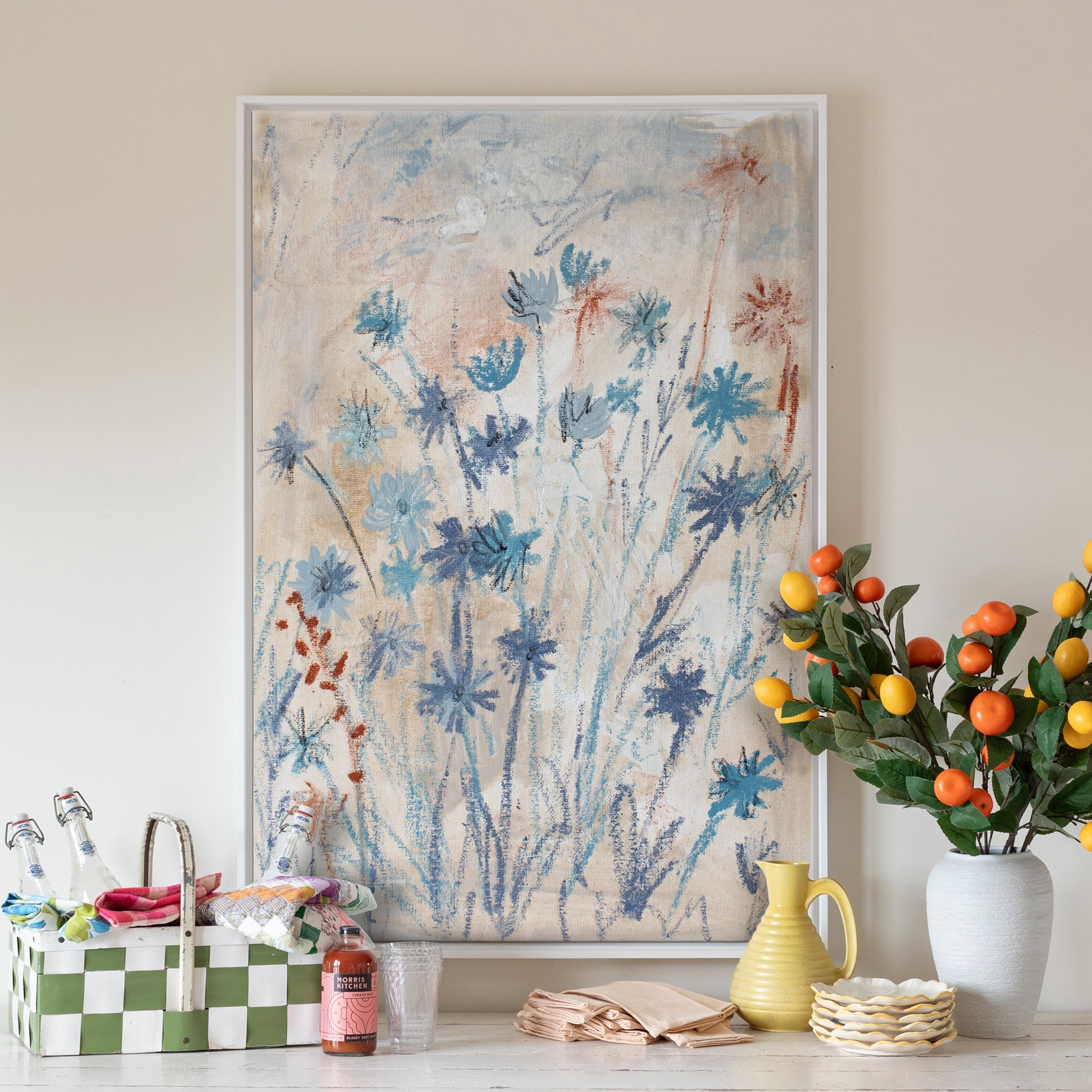 Chicory on Ash | Canvas